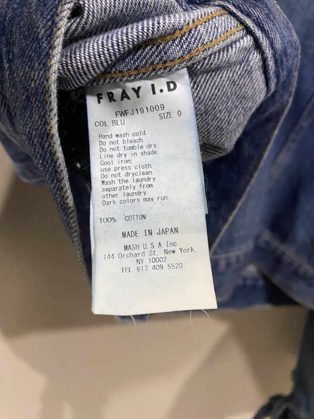 Japanese Brand Fray ID Denim Jacket Size M / US 6-8 / IT 42-44 - 10 Thumbnail