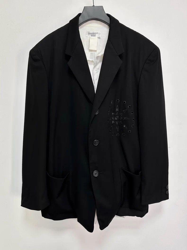 Yohji Yamamoto Yohji Yamamoto 92ss Floral Cutout Blazer Size US S / EU 44-46 / 1 - 1 Thumbnail