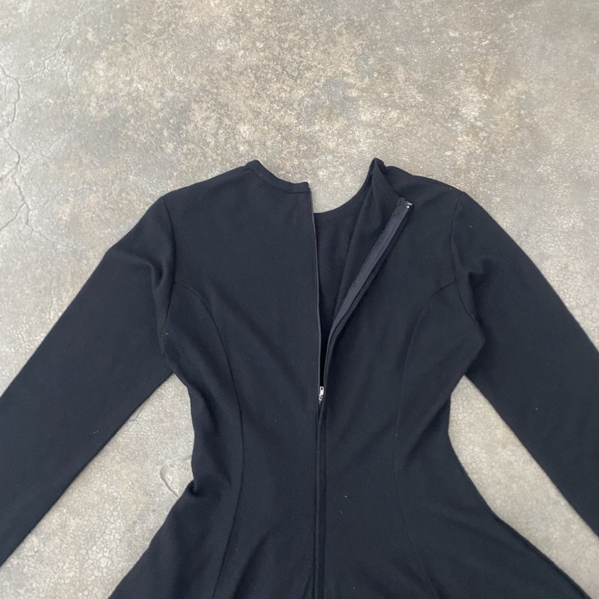Comme des Garcons ‼️LAST DROP‼️CDG Tricot AD1988 Black Light Wool Flare Dress Size ONE SIZE - 17 Thumbnail