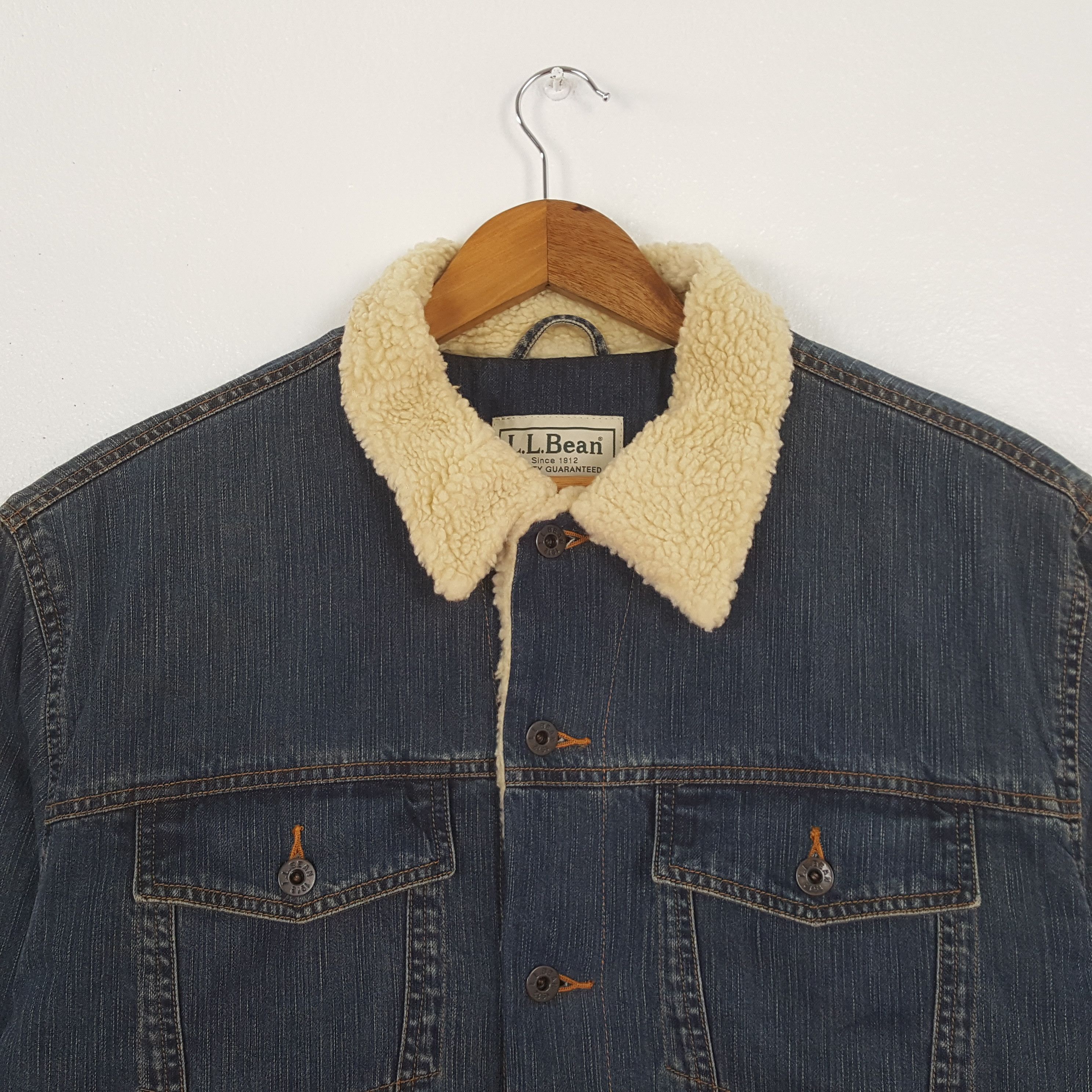L.L. Bean Vintage L.L.Bean American Style Denim Jacket C317N18 Size US XL / EU 56 / 4 - 2 Thumbnail