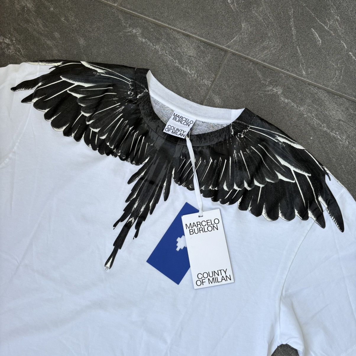 Marcelo Burlon Marcelo Burlon County of Milan Icon Wings basic t-shirt Size US L / EU 52-54 / 3 - 3 Thumbnail