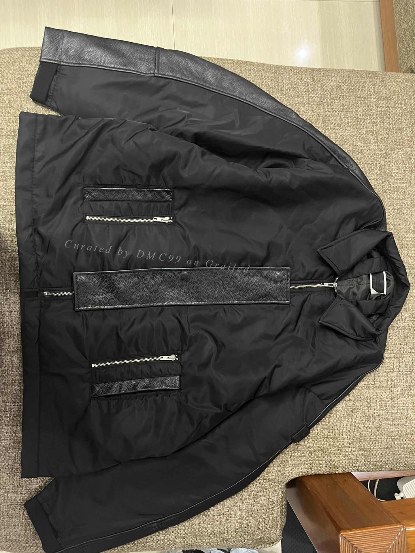 PHINGERIN Phingerin 24AW Part Leather Trucker Jacket Size US XL / EU 56 / 4 - 1 Thumbnail