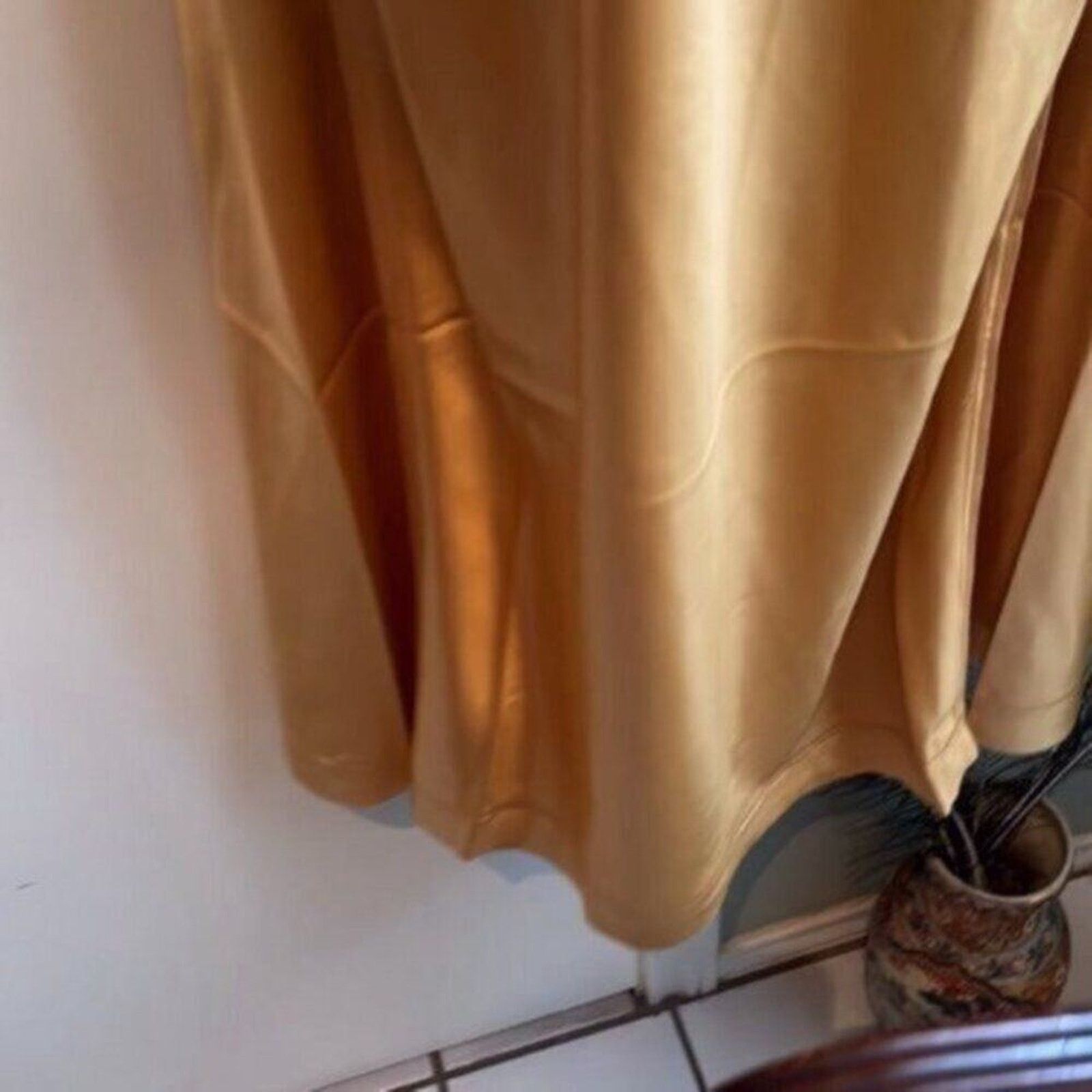 Acne Studios Acne Studios Satin slip dress Gold US 10 Size L / US 10 / IT 46 - 15 Thumbnail