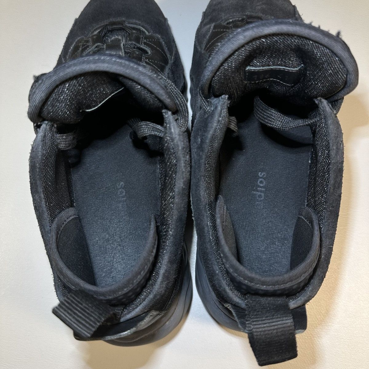 Acne Studios Acne Studios Rockaway Manhattan Chunky Black Suede Sneakers Size US 11 / IT 41 - 8 Thumbnail