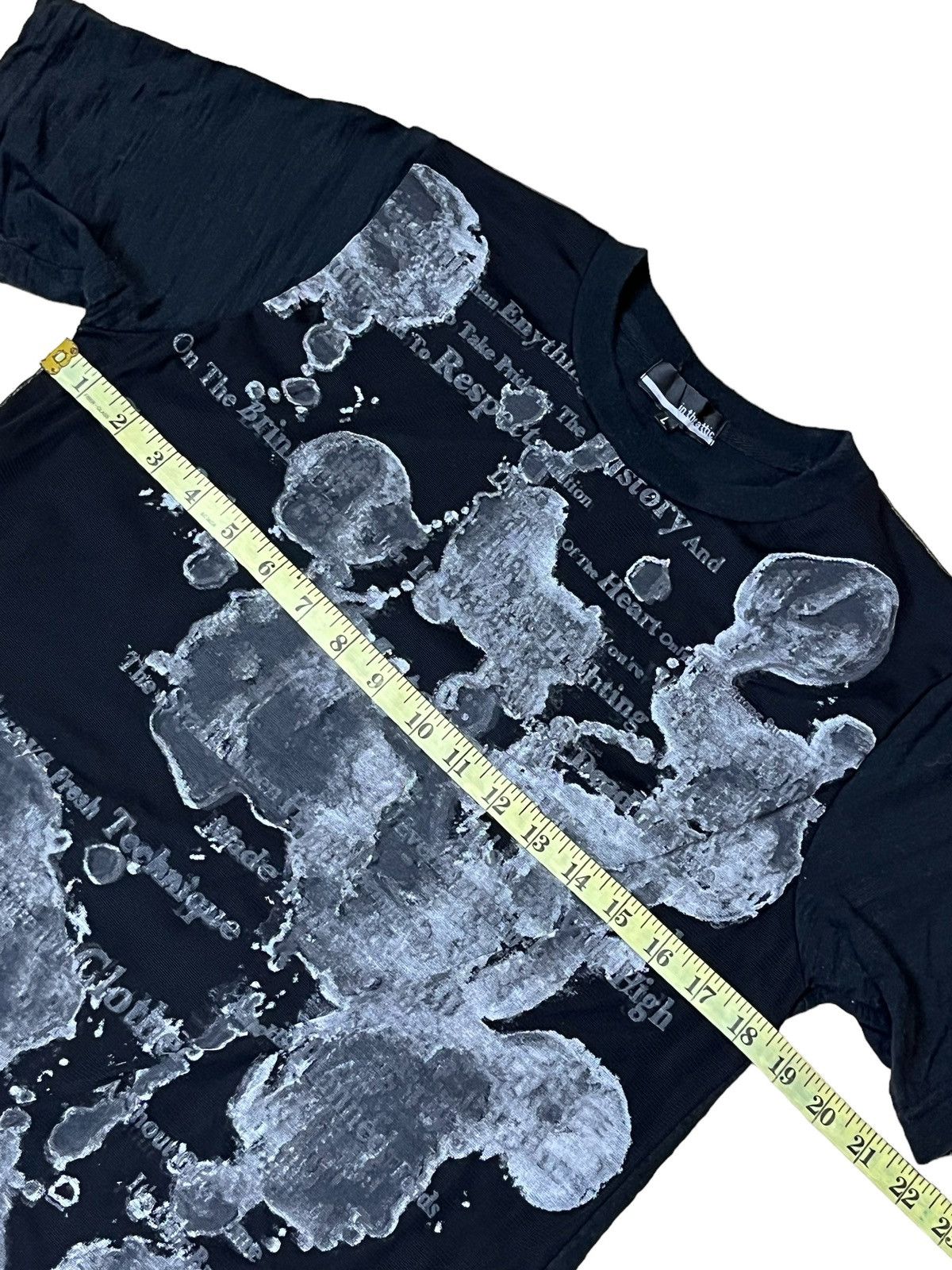 In The Attic SICK🔥IN THE ATTIC POEM DOUBLE LAYER FRONT TEE SHIRT Size US S / EU 44-46 / 1 - 10 Thumbnail
