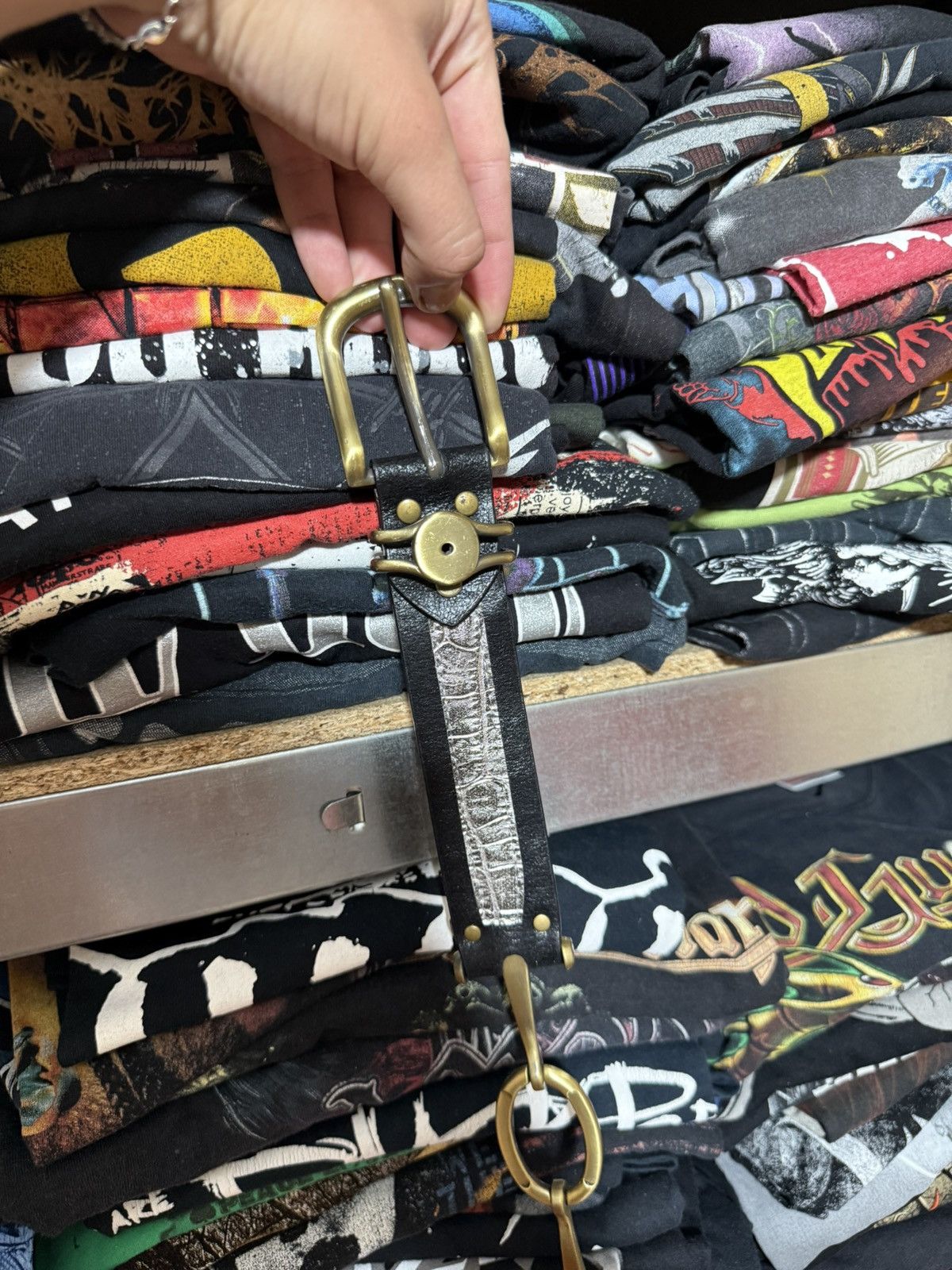 Vintage Vtg 90’s Japanese Metal Punk Rock Emo Goth Pirates Belt Y2K Size ONE SIZE - 6 Thumbnail