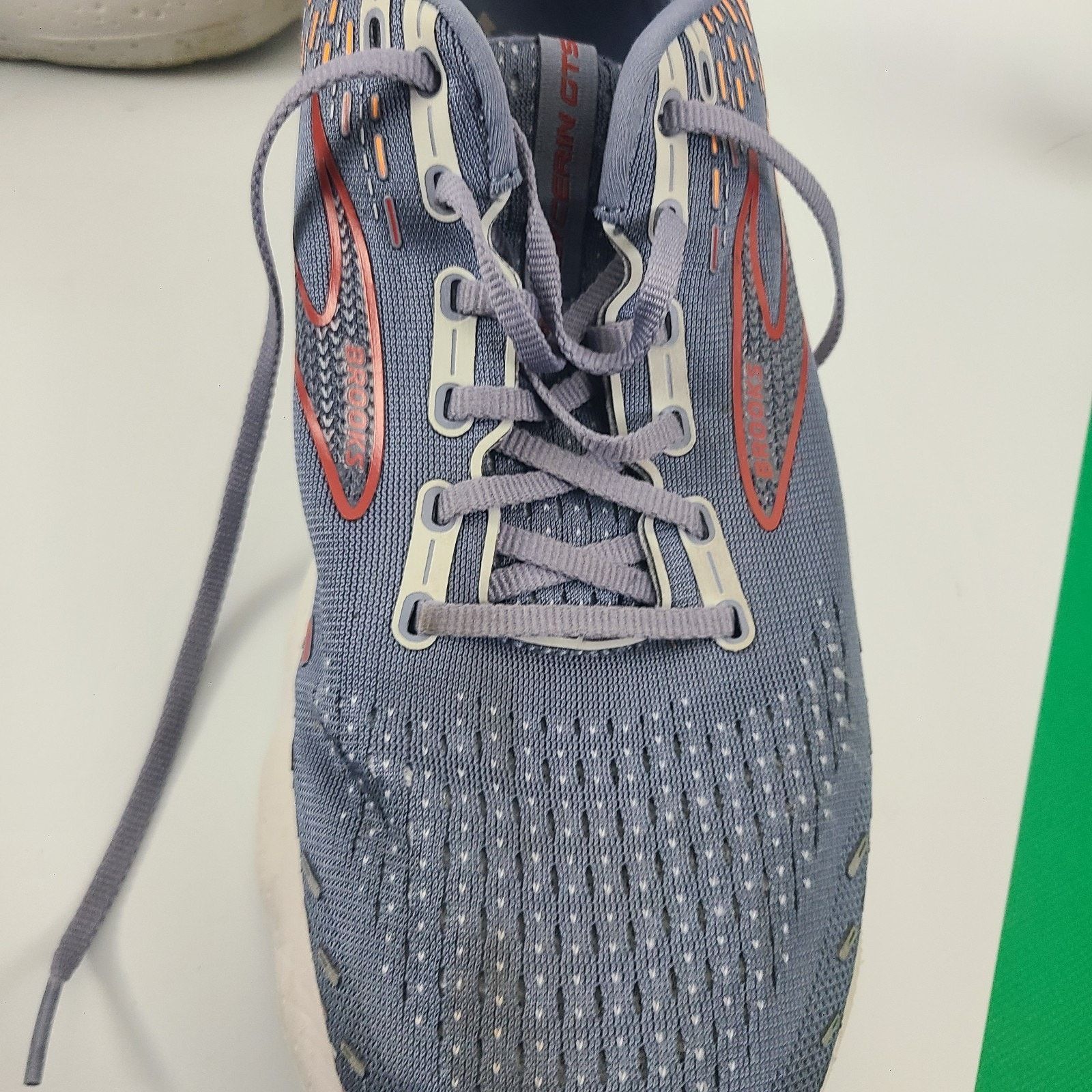 Brooks Brooks Men's Glycerin 20 Shoes, Grey/Chili Size 13 Size US 13 / EU 46 - 7 Thumbnail