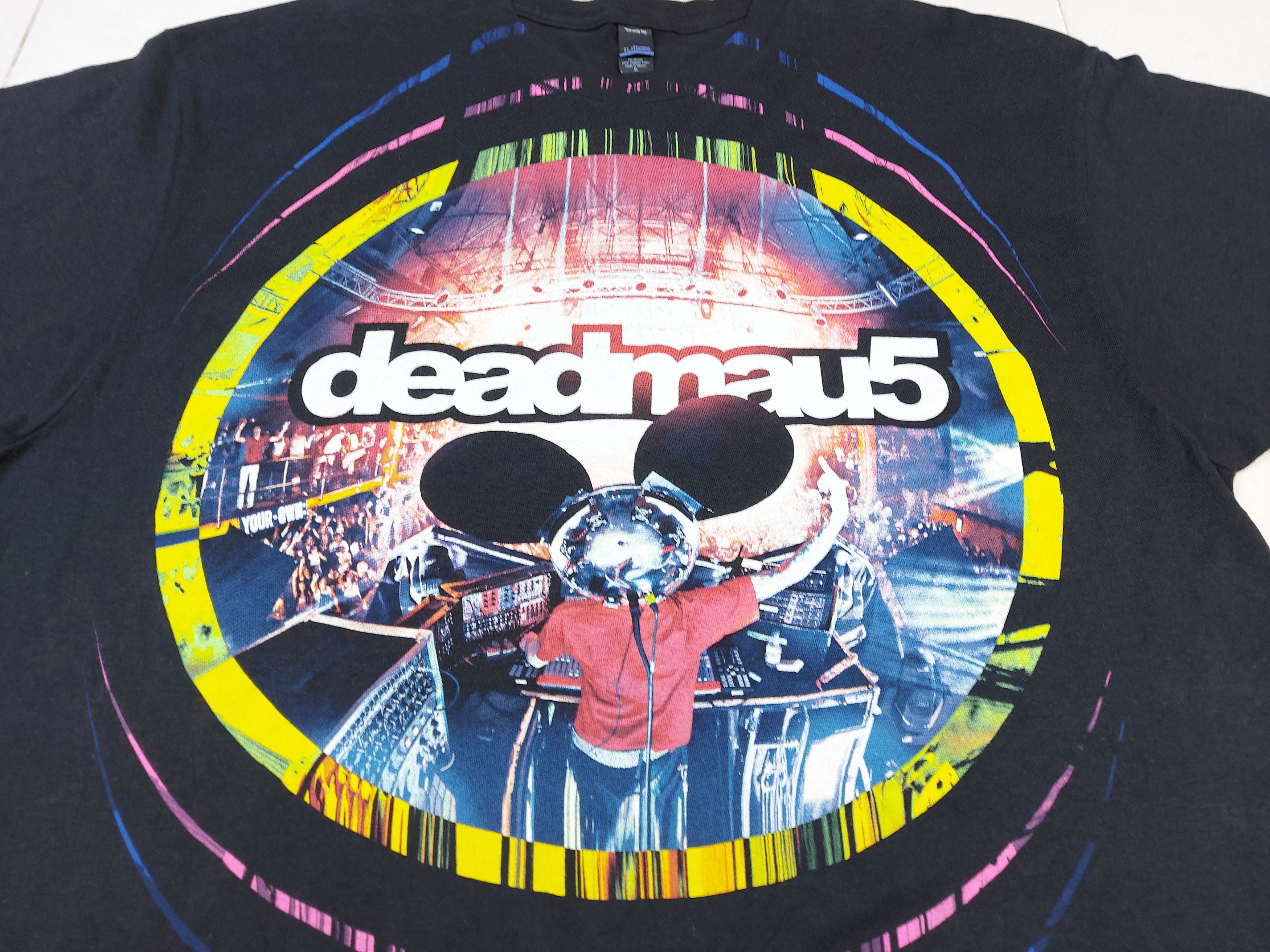 Band Tees Authentic Deadmau5 DJ Set Multi Circle Official Merch TEE Size US XL / EU 56 / 4 - 6 Thumbnail
