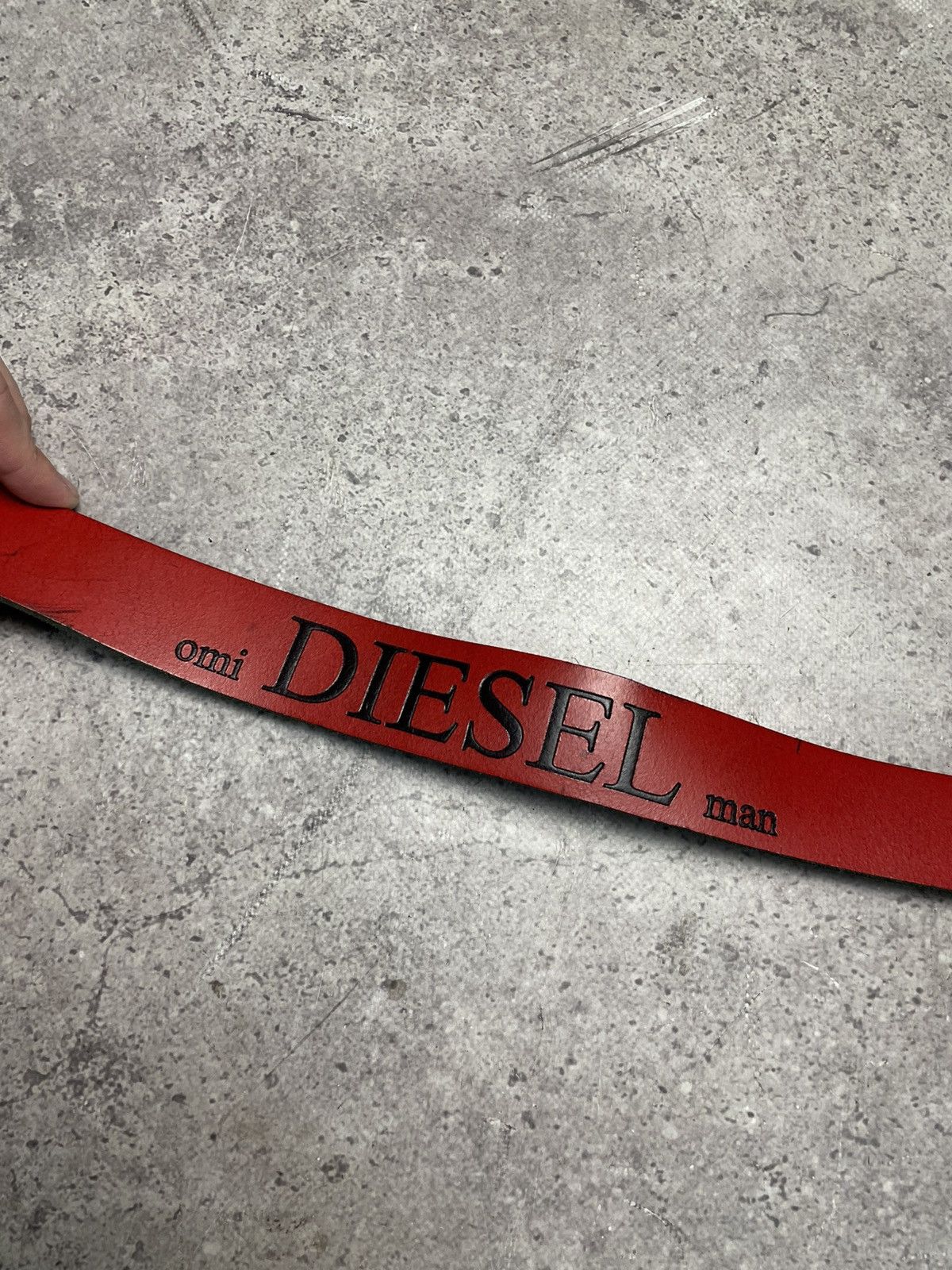 Diesel Vintage Y2K Diesel Belt Leather Metal Logo Japanese Size ONE SIZE - 5 Thumbnail