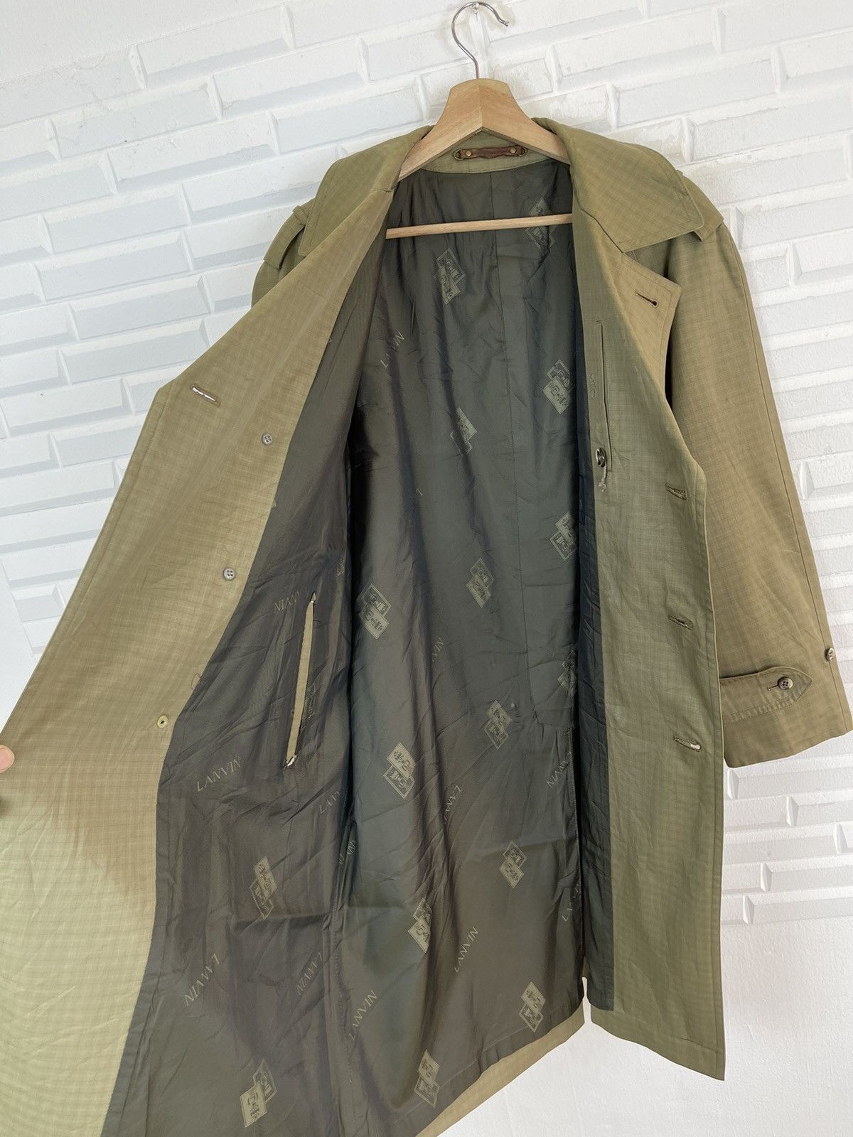 Lanvin VINTAGE LANVIN PARIS TRENCH COAT DOUBLE BREAST Size US M / EU 48-50 / 2 - 7 Thumbnail