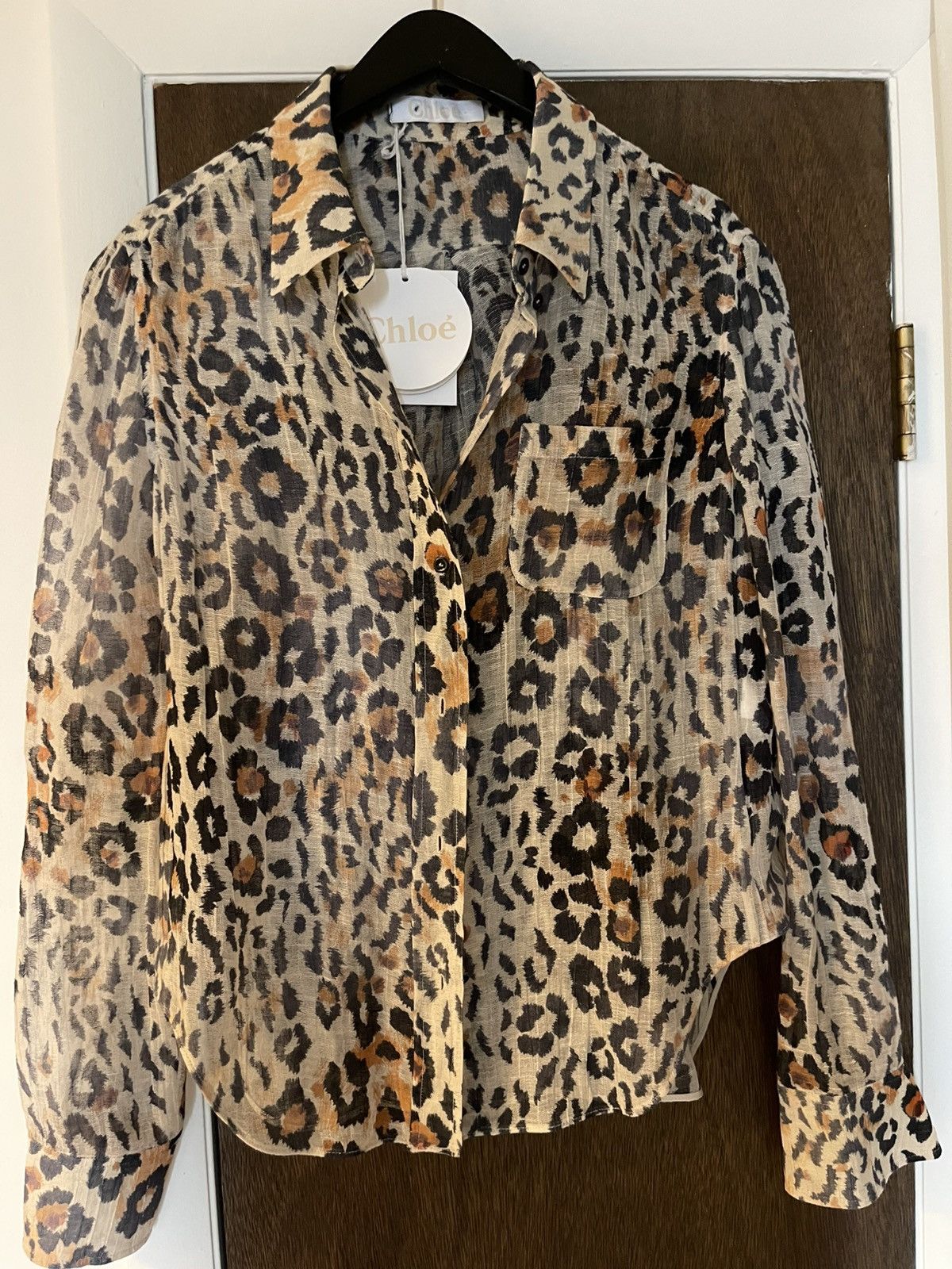 Chloe Chloe women’s shirt tawny 38 NWT Size S / US 4 / IT 40 - 1 Thumbnail