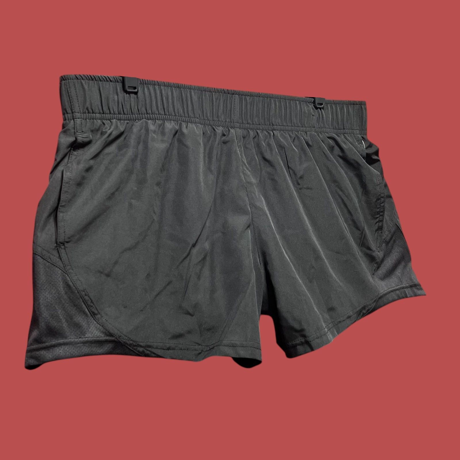 Athletic Works Athletic Works - Women's Running Shorts - Black - Large (12- Size 36" / US 14 / IT 50 - 18 Thumbnail