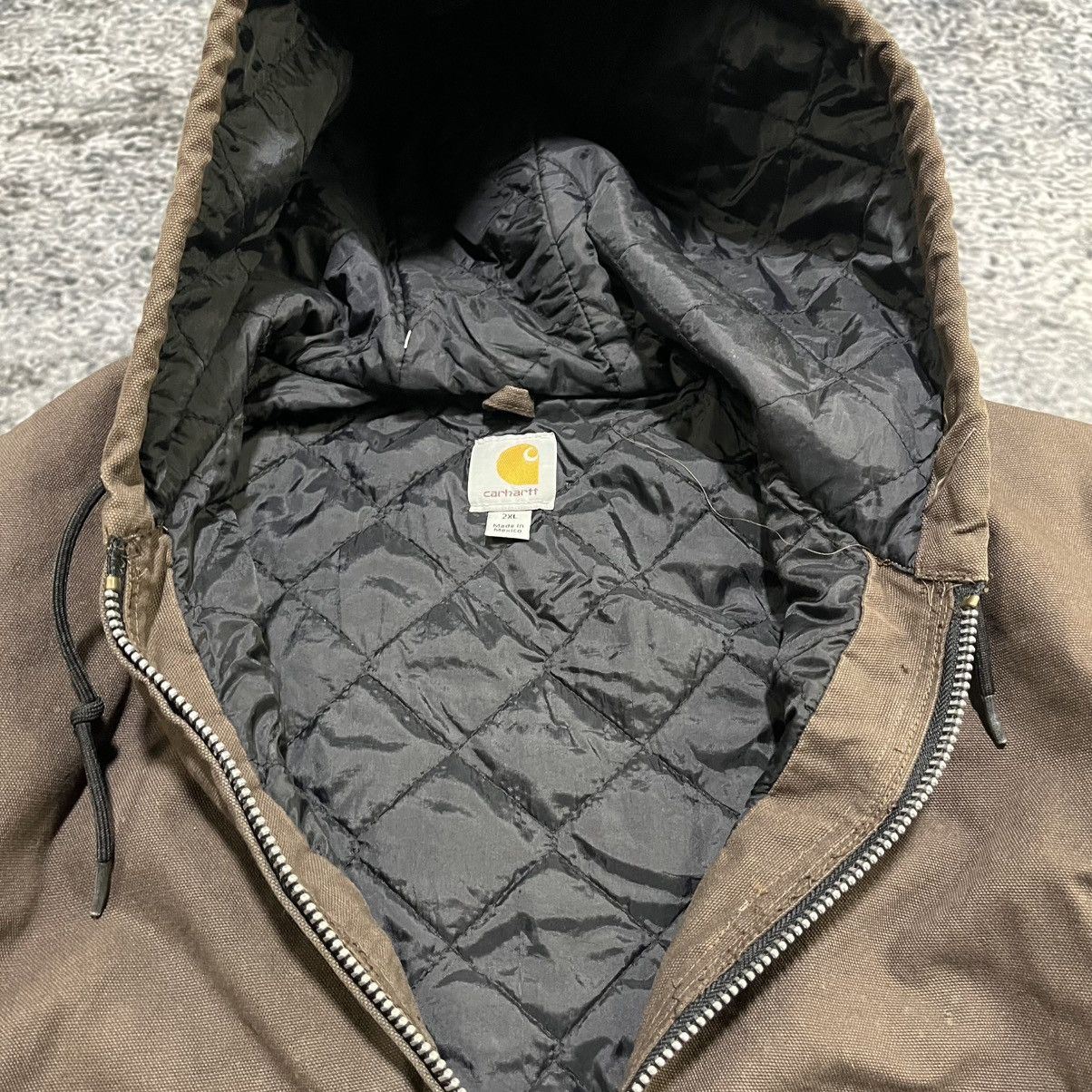 Carhartt VINTAGE CARHARTT BROWN CANVAS WORKWEAR HOODED JACKET SZ XXL Size US XXL / EU 58 / 5 - 9 Thumbnail