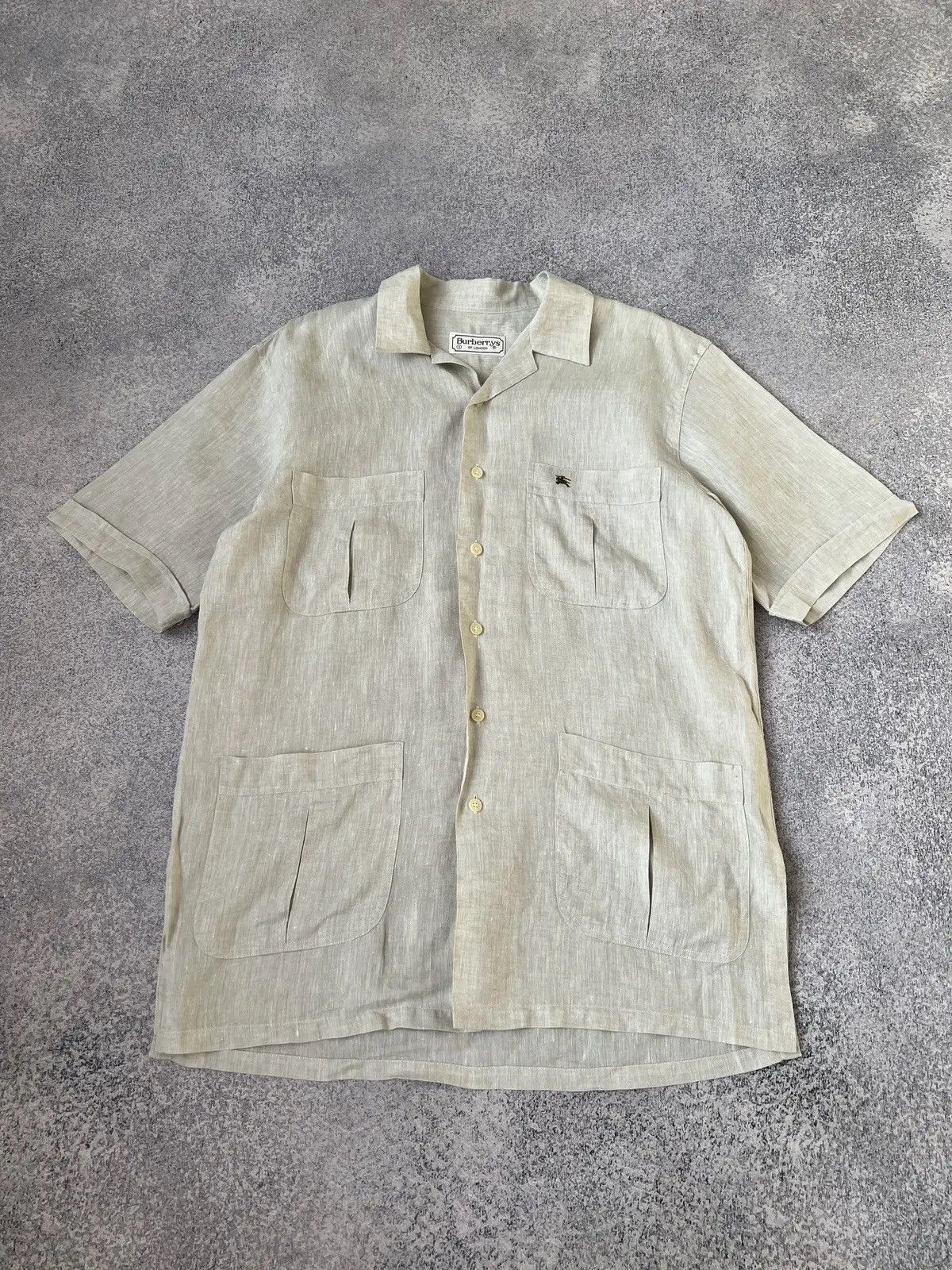 Burberry × Vintage Vintage Burberry Button Up Shirt Size US L / EU 52-54 / 3 - 5 Thumbnail