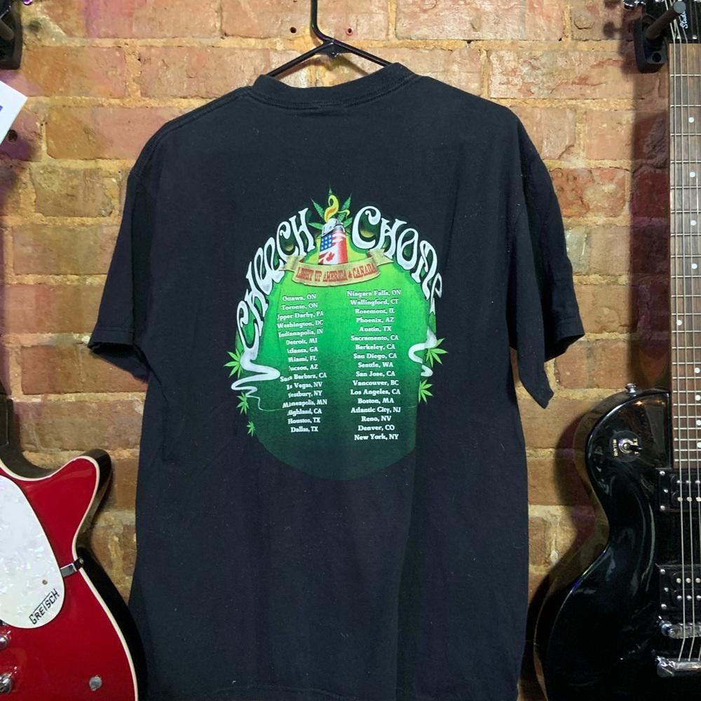 Designer Cheech & Chong light up large black T-shirt Size US L / EU 52-54 / 3 - 2 Thumbnail