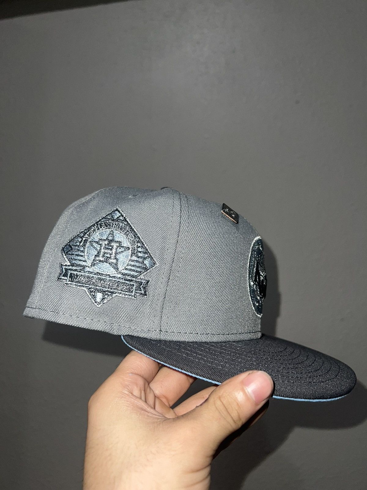 New Era Titanium ice Astros 7 3/8 fitted Size ONE SIZE - 2 Thumbnail