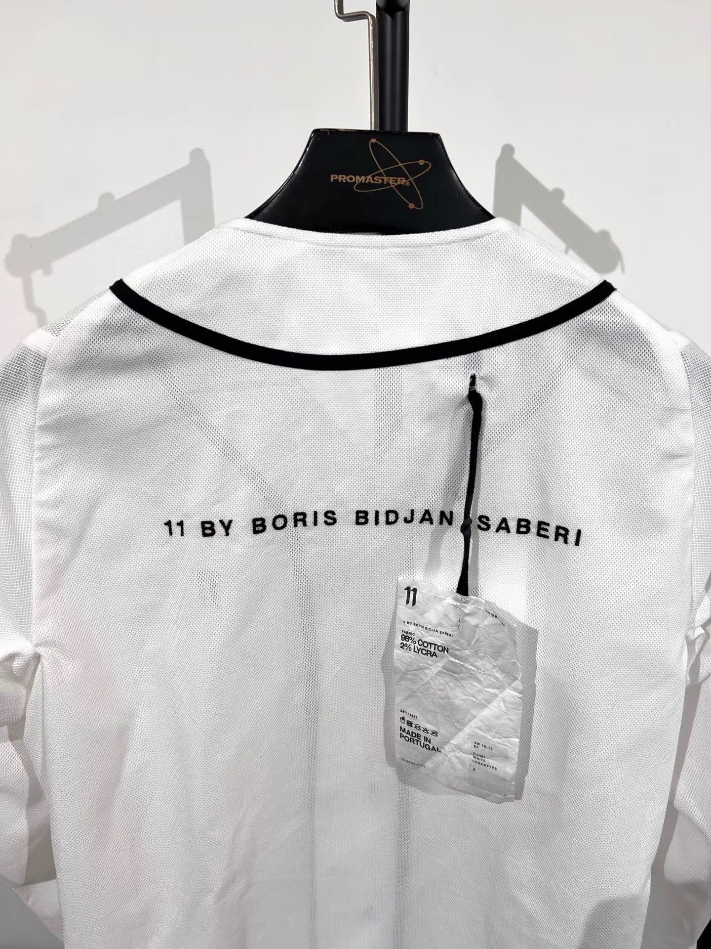 11 By Boris Bidjan Saberi 11by BBS Embroidered Text Baseball Jacket K35 Size US S / EU 44-46 / 1 - 3 Thumbnail