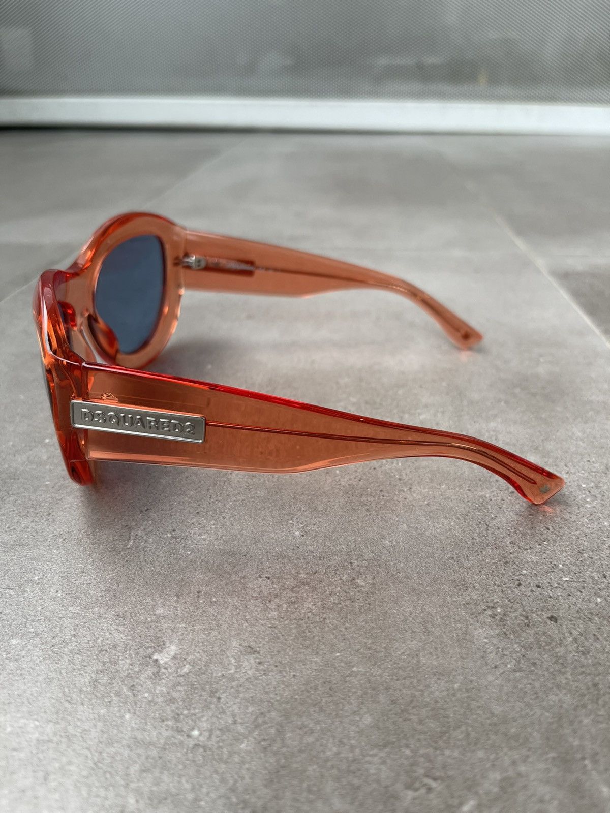 Dsquared2 !DS! Dsquared2 Orange Round Sunglasses Size ONE SIZE - 6 Thumbnail