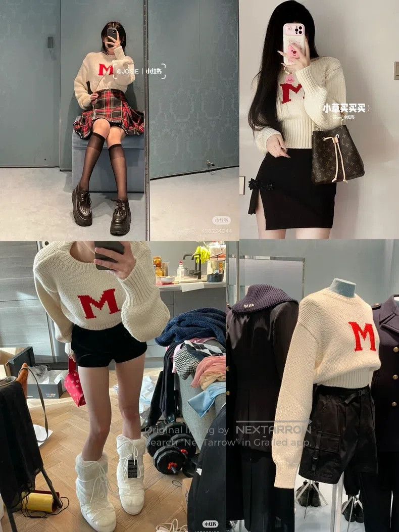 Miu Miu Miu Miu 38 Knitted sweater Size M / US 6-8 / IT 42-44 - 2 Thumbnail