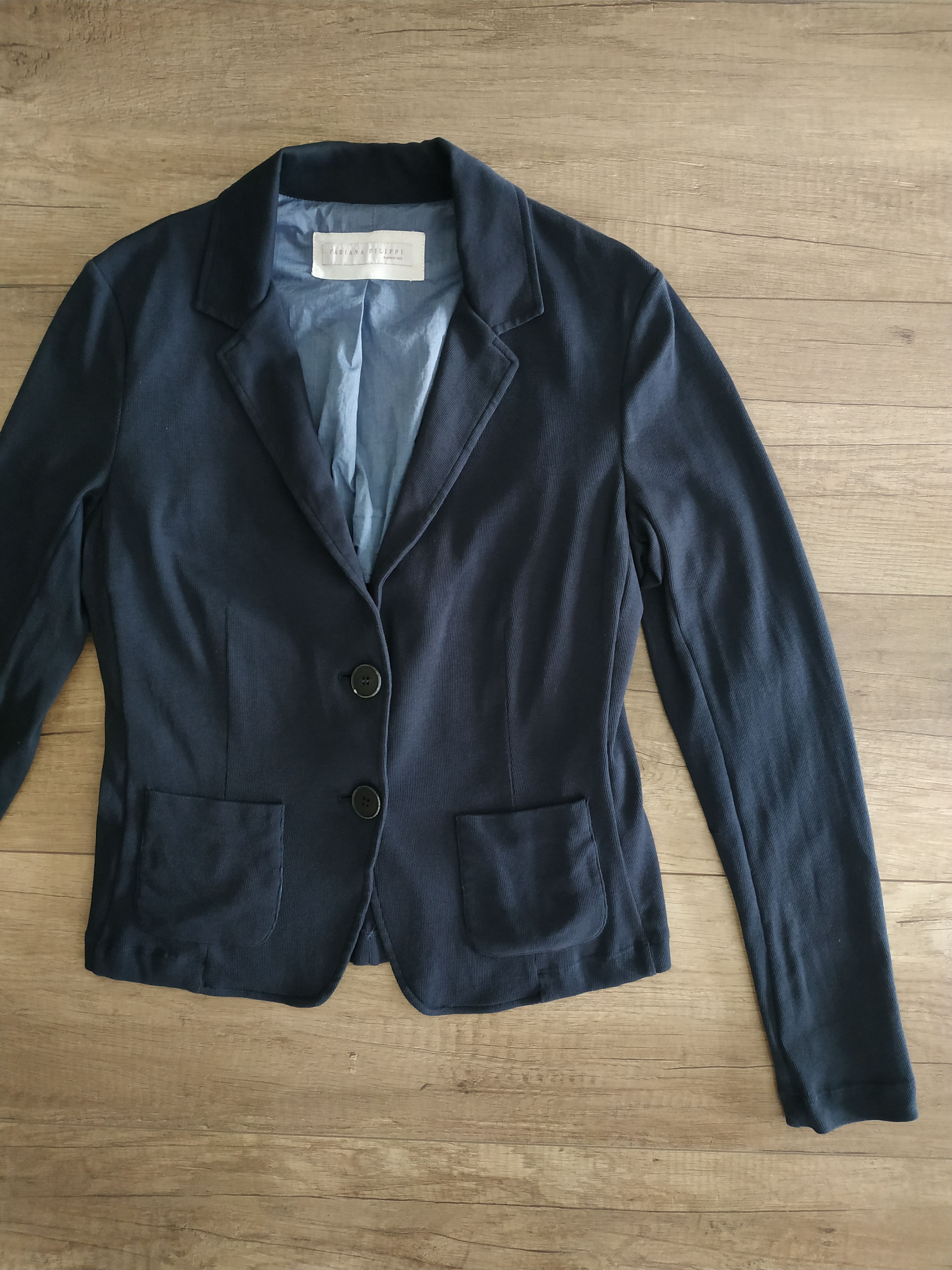 Fabiana Filippi Fabiana Filippi Women's Navy Blazer-Suit Jacket, s. SMALL Size S / US 4 / IT 40 - 1 Thumbnail