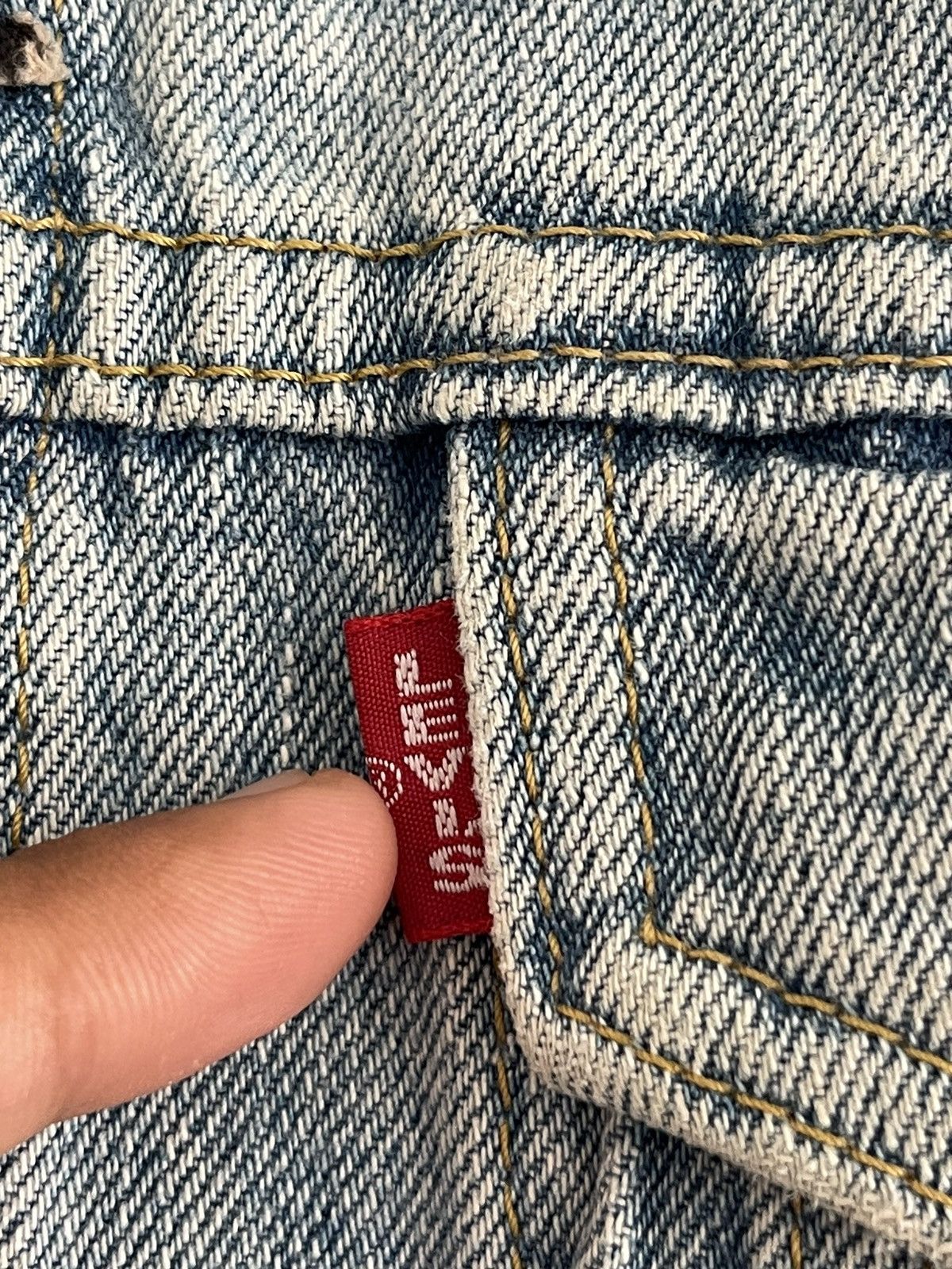 Levi's Vintage Levis 71557 Big E Denim Jacket Size US M / EU 48-50 / 2 - 4 Thumbnail