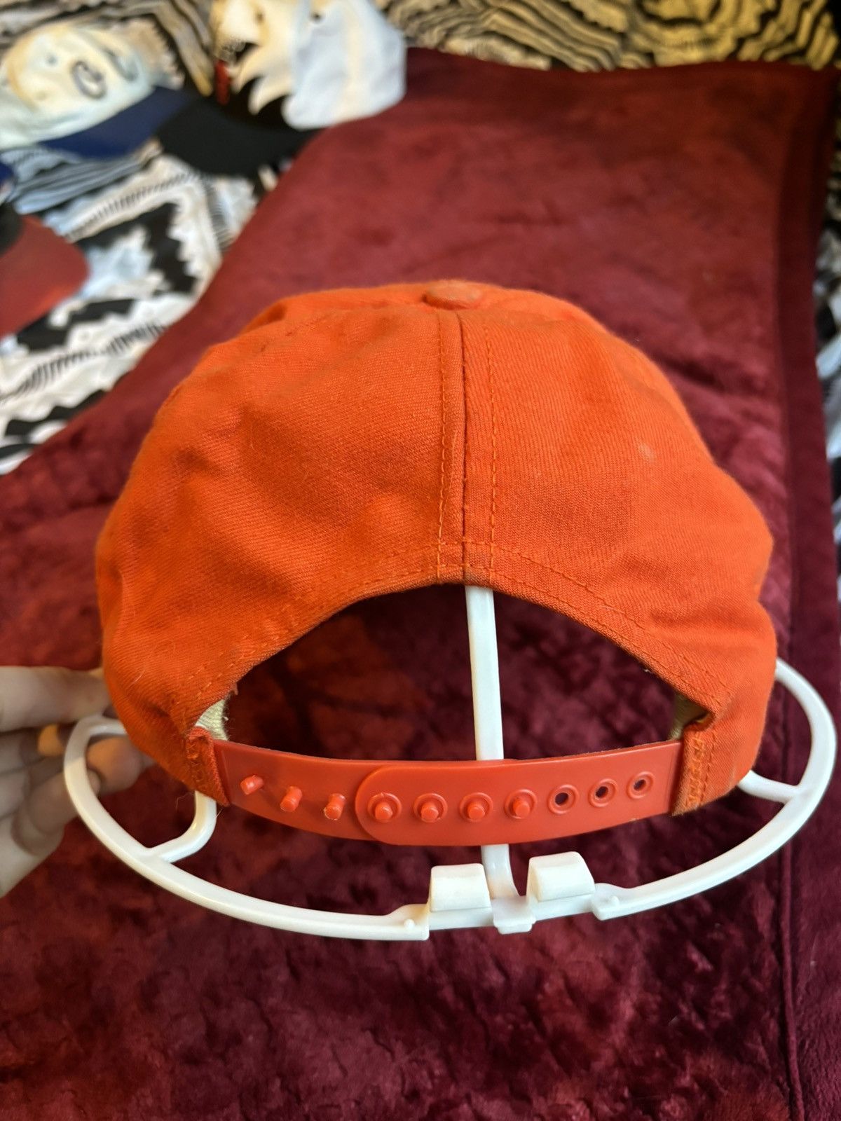 NBA × Vintage Vintage 90’s NBA Chicago Bulls Orange SnapBack Hat Size ONE SIZE - 3 Thumbnail