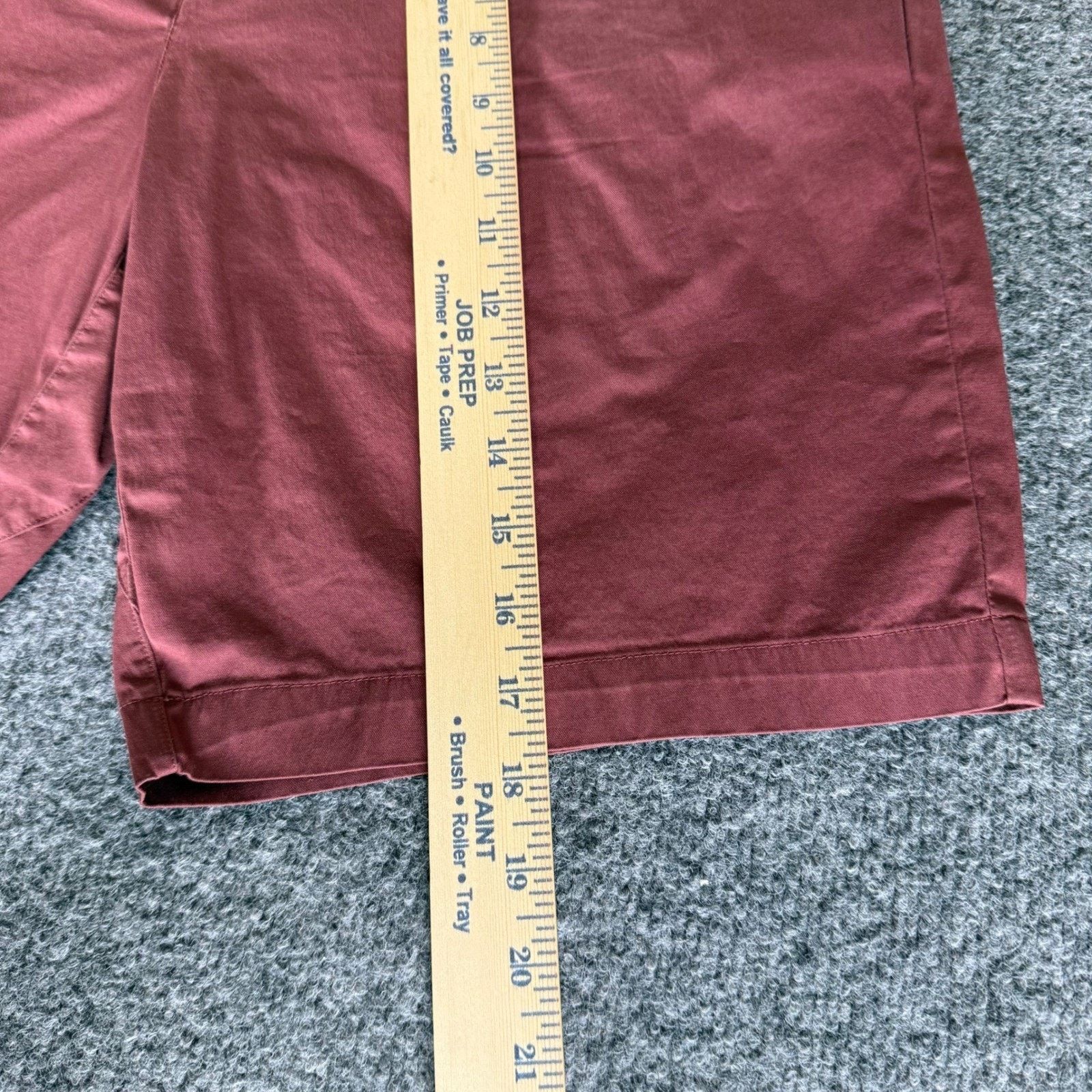 Lululemon Lululemon Commission Short Mens 32 Burgundy Chino Flat Front Size US 32 / EU 48 - 8 Thumbnail