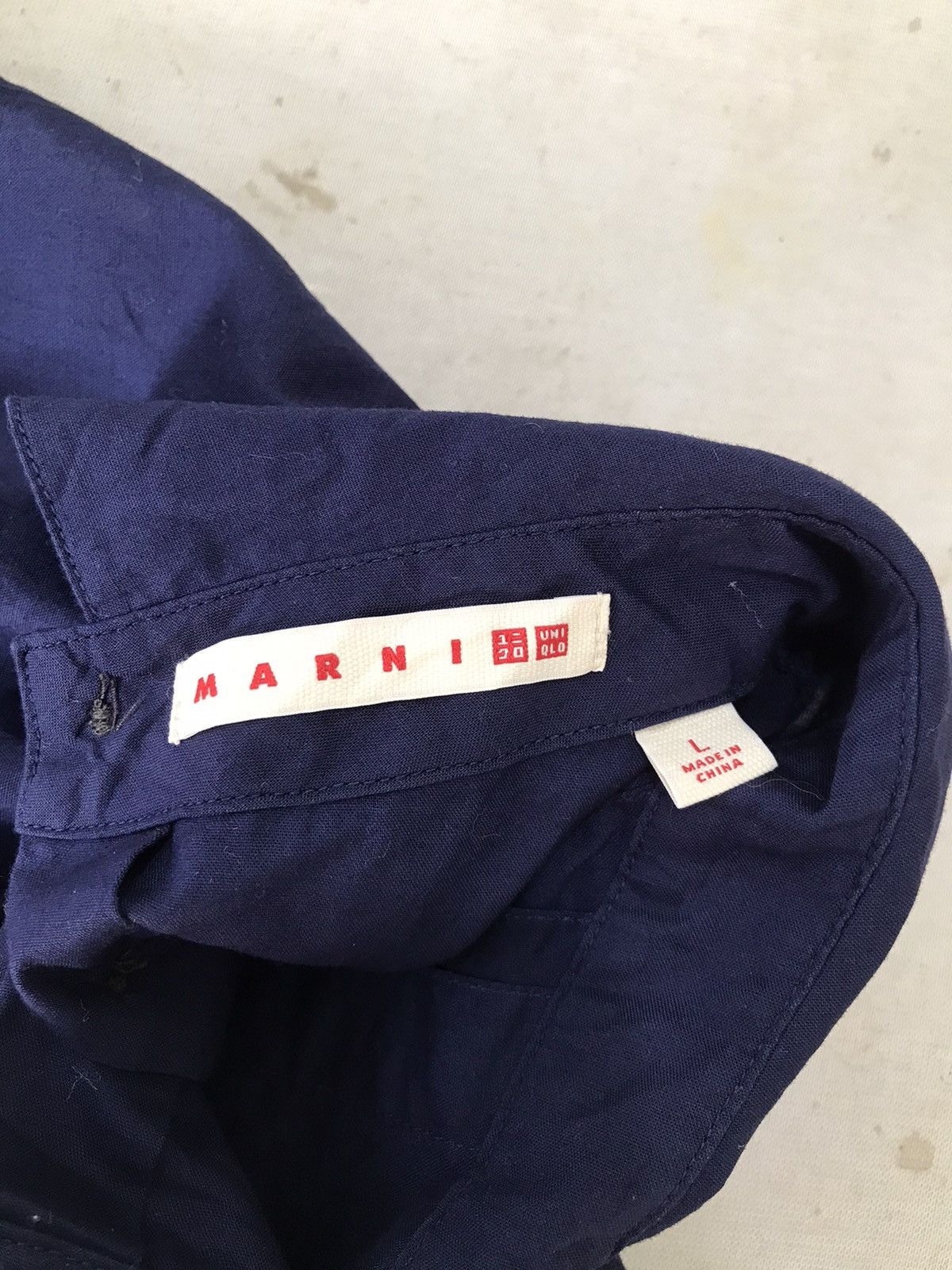 Marni × Uniqlo Marni x Uniqlo Short Sleeveless Shirt Size L / US 10 / IT 46 - 3 Thumbnail