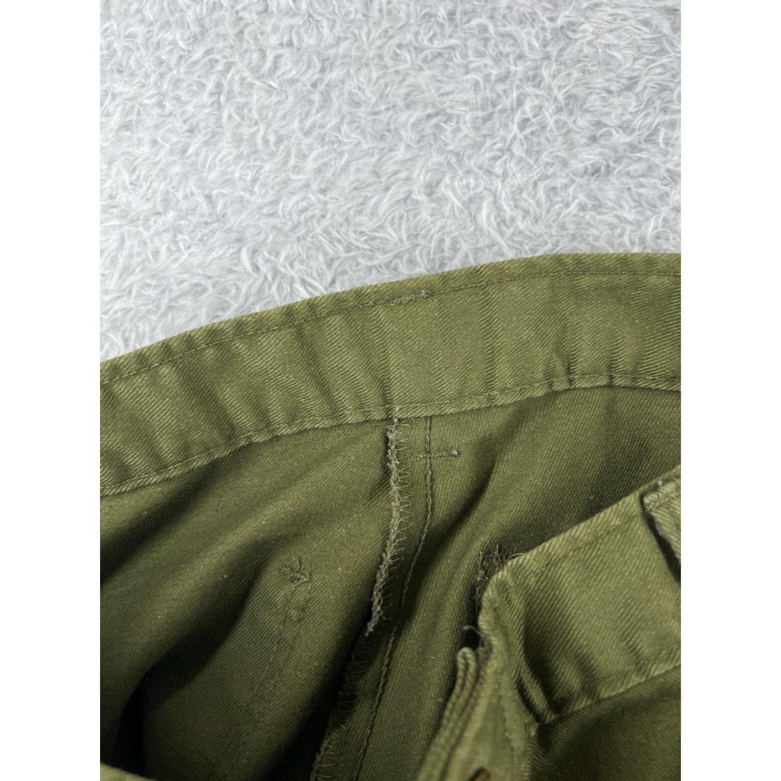 Vintage VINTAGE Boy Scouts of America Pants Adult 40 Green Twill Cargo 40x26 Military Mens Size US 26 / EU 42 - 6 Thumbnail