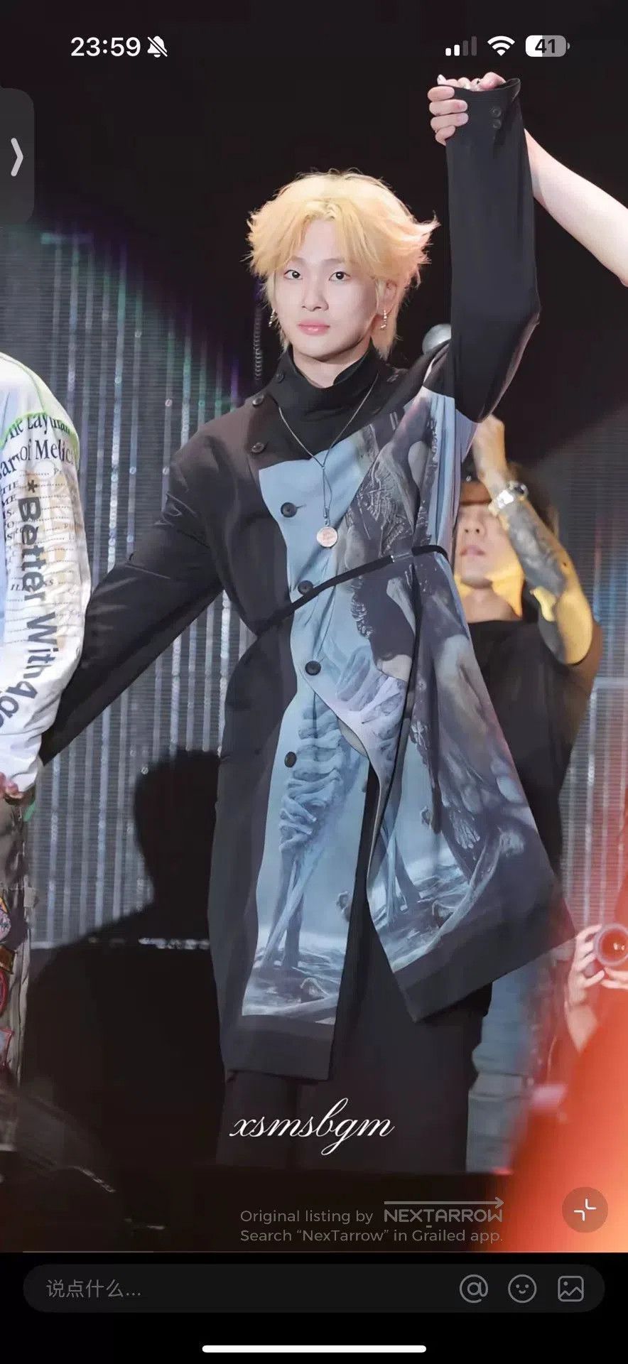 Yohji Yamamoto Yohji Yamamoto Wool Art Print Coat. Size US S / EU 44-46 / 1 - 9 Thumbnail