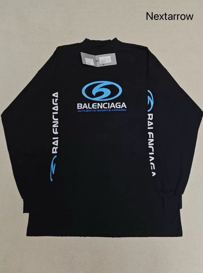 Balenciaga Balenciaga 23fw long sleeved sweatshirt2412-Nextarrow Size US M / EU 48-50 / 2 - 1 Thumbnail