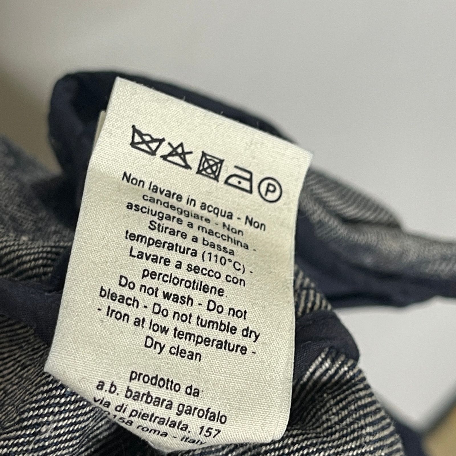 Other APUNTOB COTTON LINEN INDIGO PULL ON TROUSERS SZ XS Size 24" / US 00 / IT 34 - 10 Thumbnail