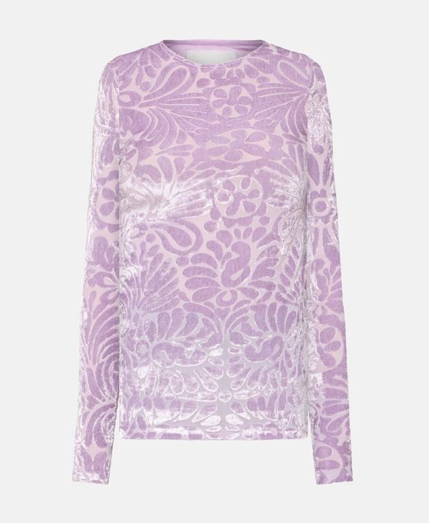 Jil Sander Velvet top Size XS / US 0-2 / IT 36-38 - 1 Thumbnail