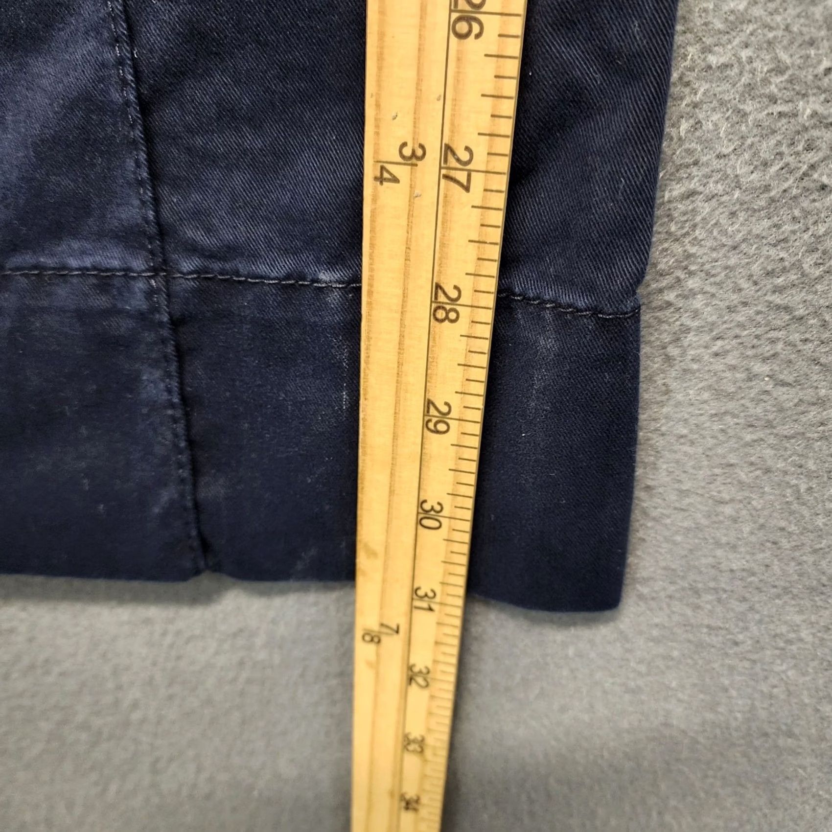 Ann Taylor Ann Taylor LOFT Pants Womens Size 6 Mid Rise Flare Navy Blue Gold Button Sailor Dress Pants Size 28" / US 6 / IT 42 - 5 Thumbnail
