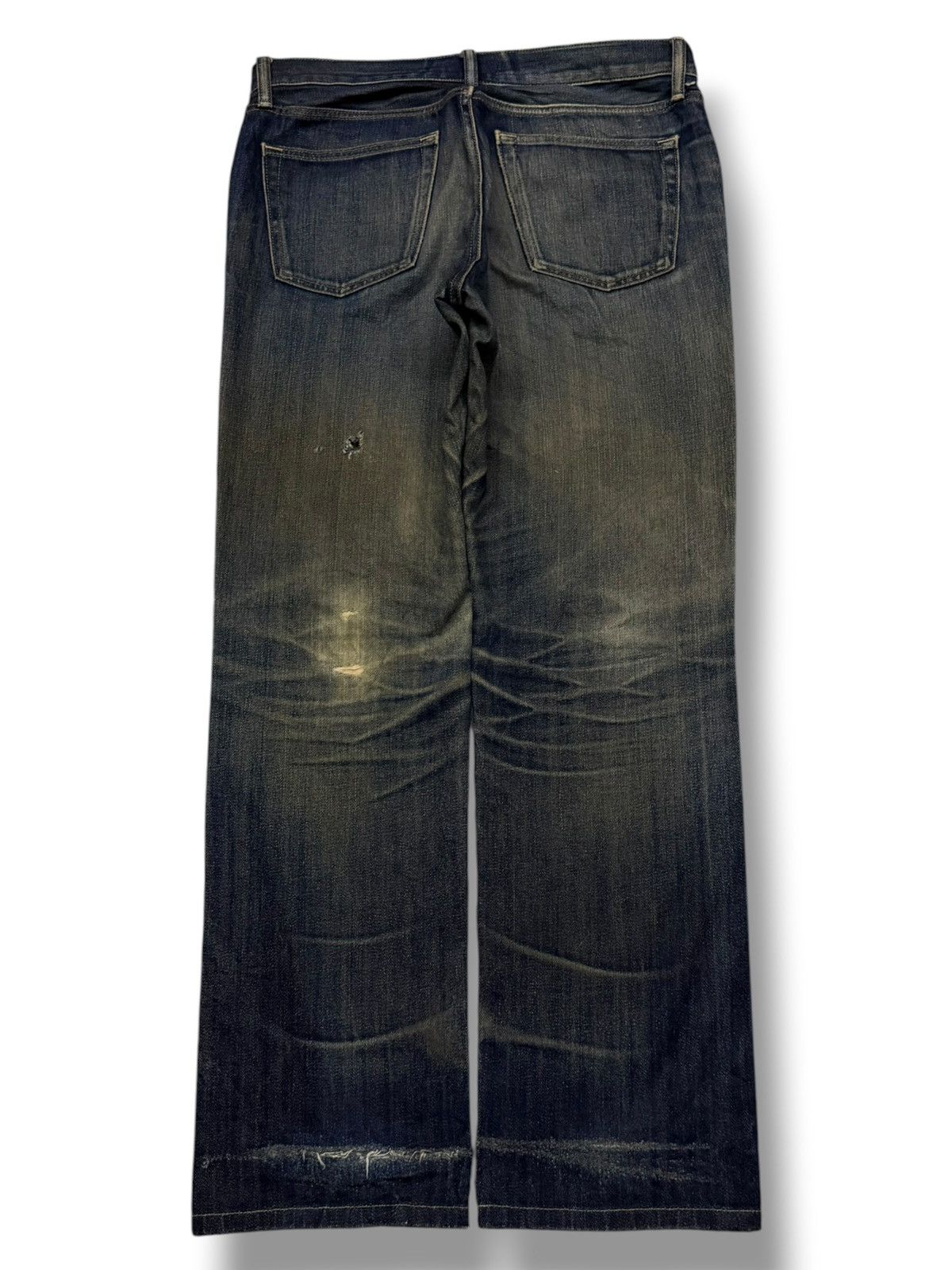 Uniqlo Vintage Uniqlo Japan Denim Jeans | Vintage Faded Wash | W33 Size US 33 - 3 Thumbnail