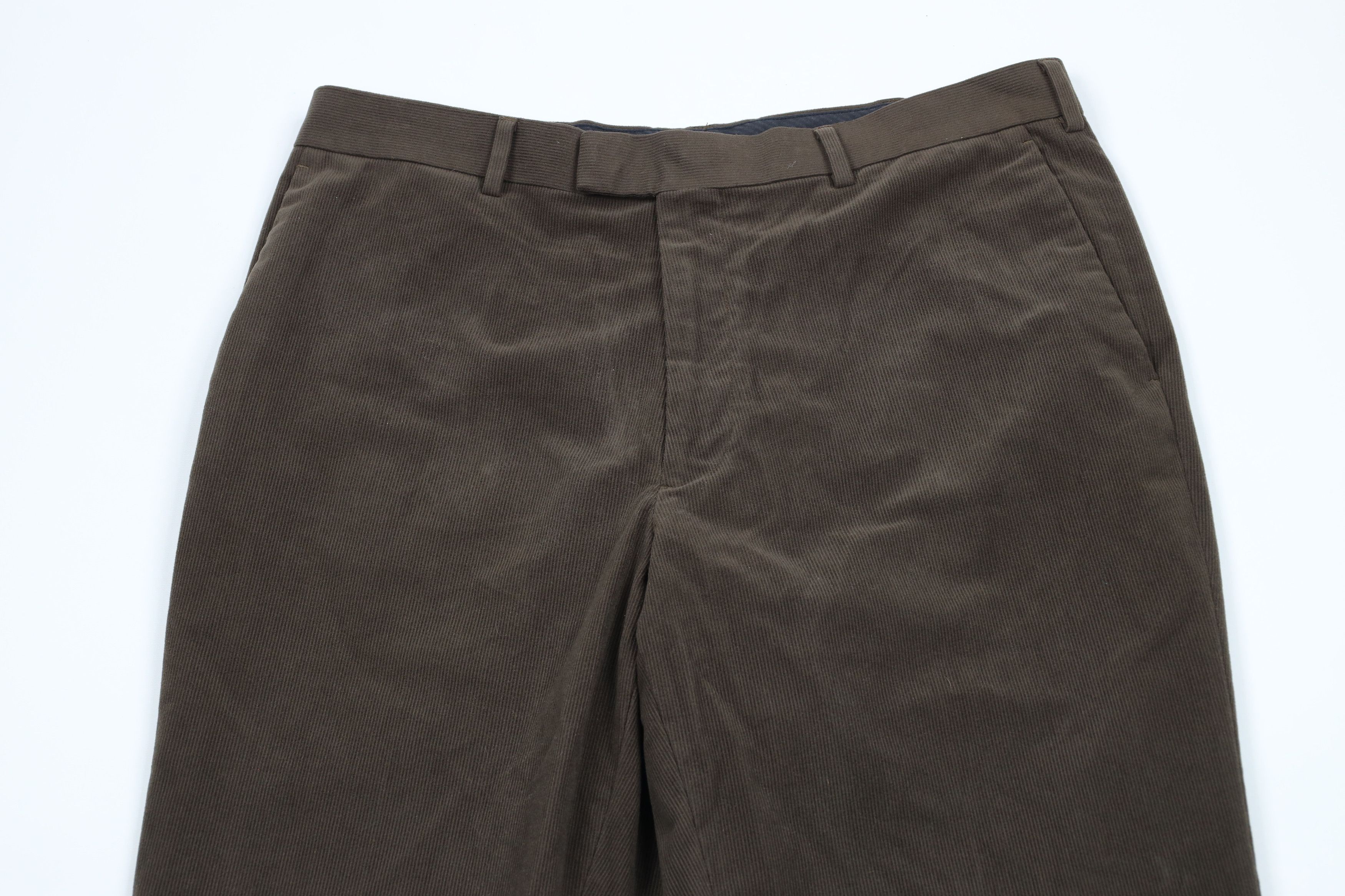 Vintage Vintage 90s Streetwear Corduroy Wide Leg Chino Pants Brown Size US 36 / EU 52 - 2 Thumbnail