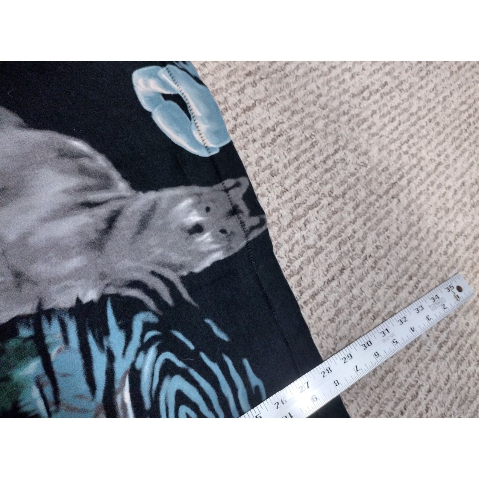 Liquid Blue VINTAGE 90s Liquid Blue Wolf All Over Print T-Shirt Men's L Black Size US L / EU 52-54 / 3 - 5 Thumbnail