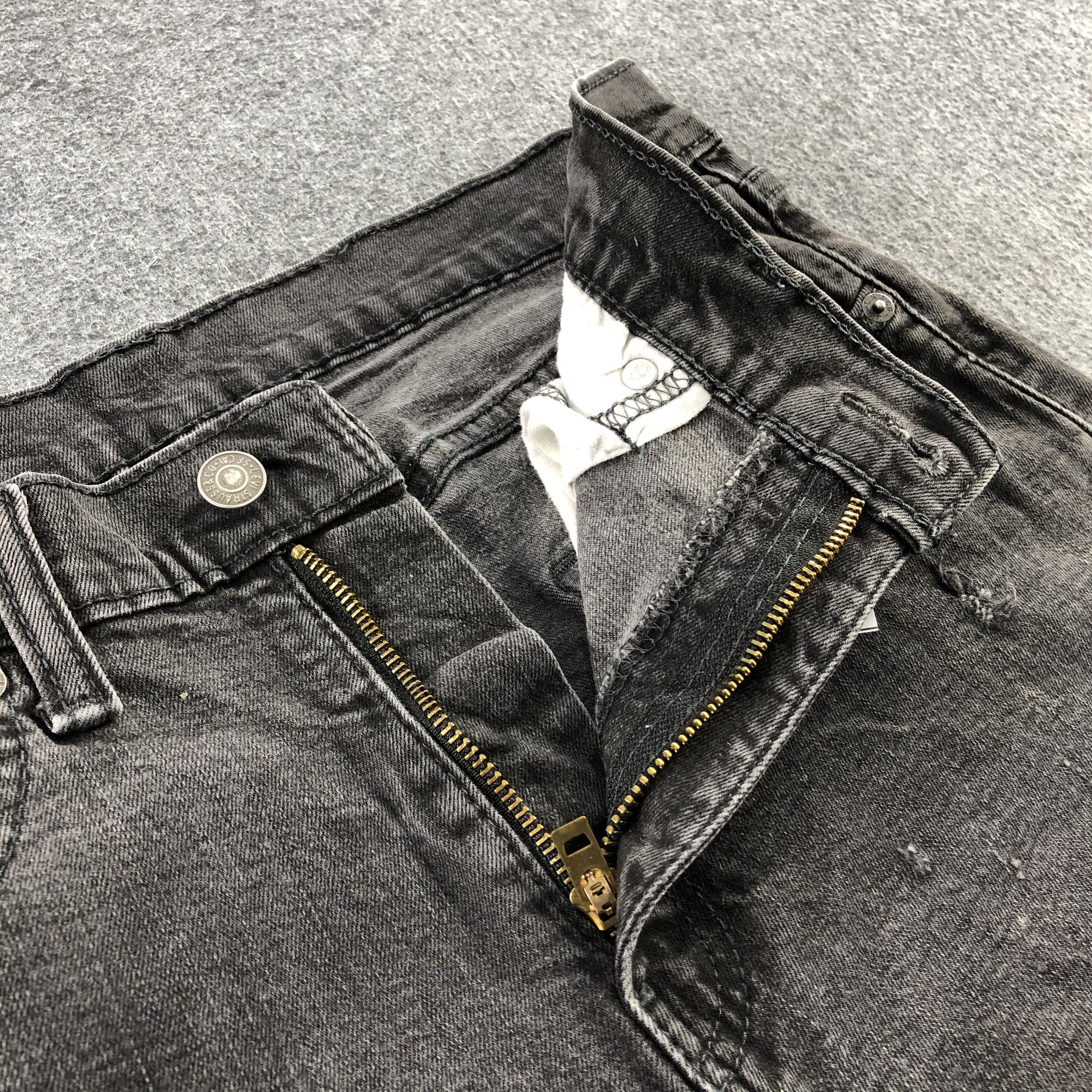 Levi's Vintage Distress Levis 502 Earth Tone Jeans-J1204 Size US 32 / EU 48 - 8 Thumbnail