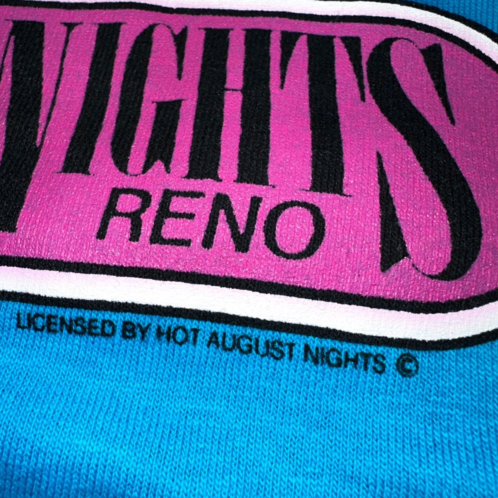 Fruit Of The Loom VINTAGE Hot August Nights 1991 VTG T Shirt 90s Single Stitch FOTL Graphic Sports Cars Mens L Blue Size US L / EU 52-54 / 3 - 3 Thumbnail