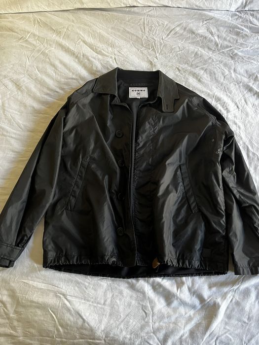 Gomme Homme Japanese Gomme black wind breaker | Grailed