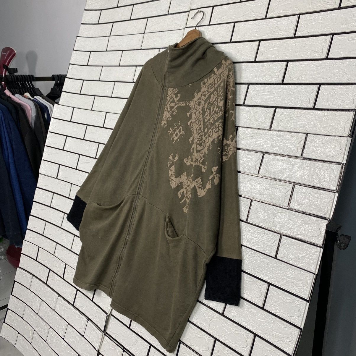 Japanese Brand 📌Long Design Zipper Jacket Amina Parka Style Navajo Size US M / EU 48-50 / 2 - 3 Thumbnail