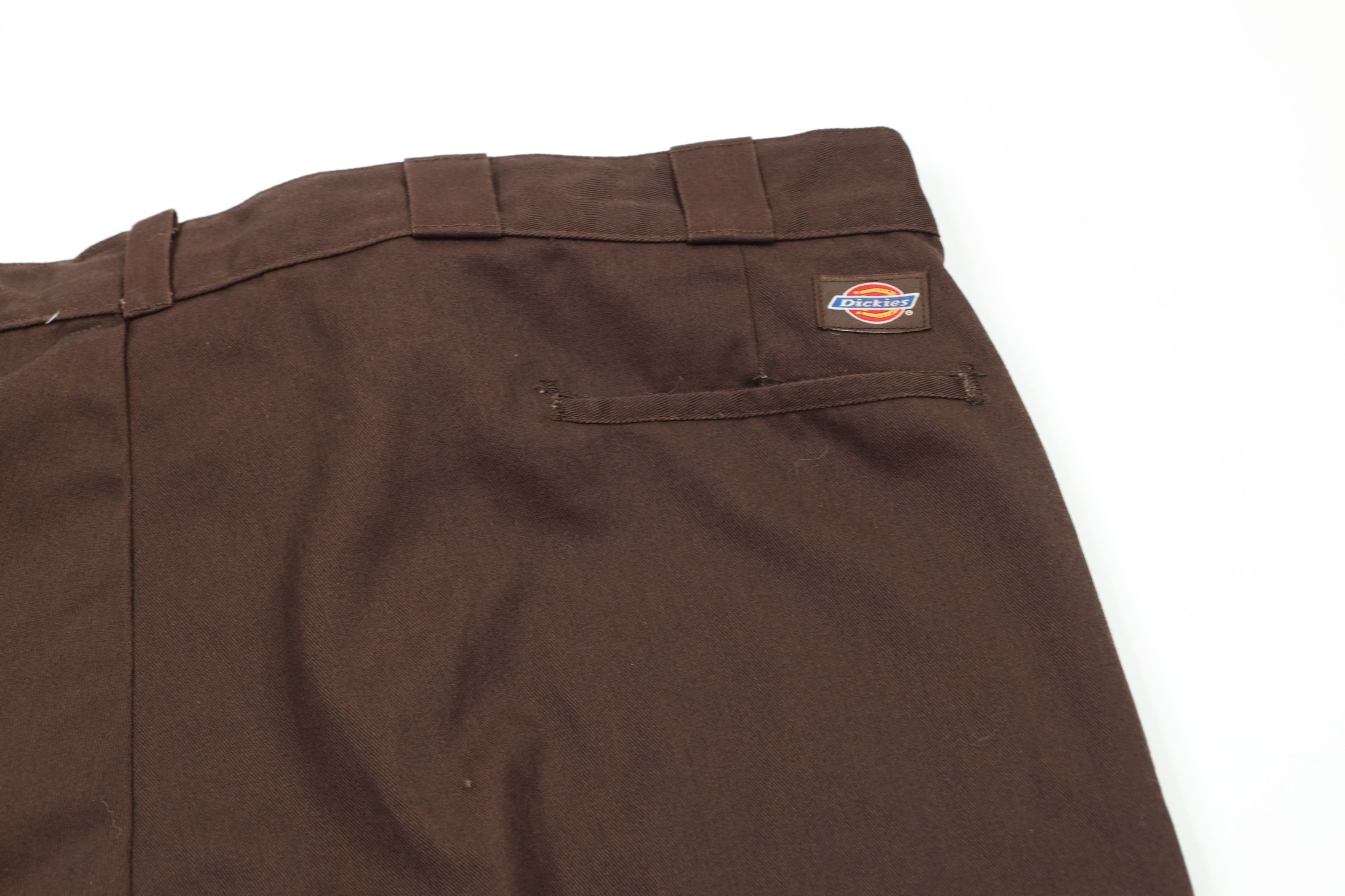 Dickies × Vintage Vintage 70s Dickies Wide Leg Work Mechanic Pants Brown USA Size US 44 / EU 60 - 12 Thumbnail