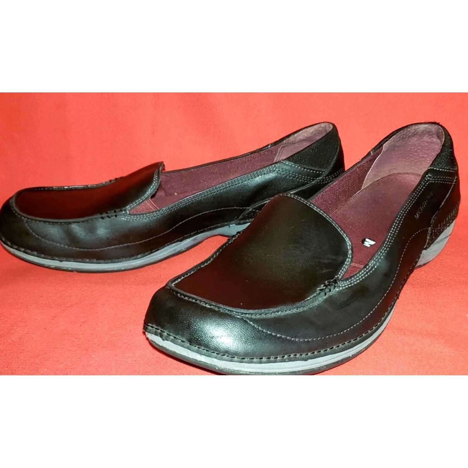 Merrell Merrell Women's Loafer 10M Black Leather Casual Shoes J227314C Size US 8 / IT 38 - 4 Thumbnail