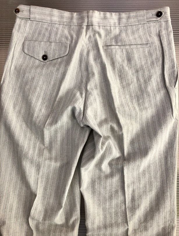 Ann Demeulemeester Ann Demeulemeester 🇵🇹 grey striped pants M NEW Size US 34 / EU 50 - 10 Thumbnail