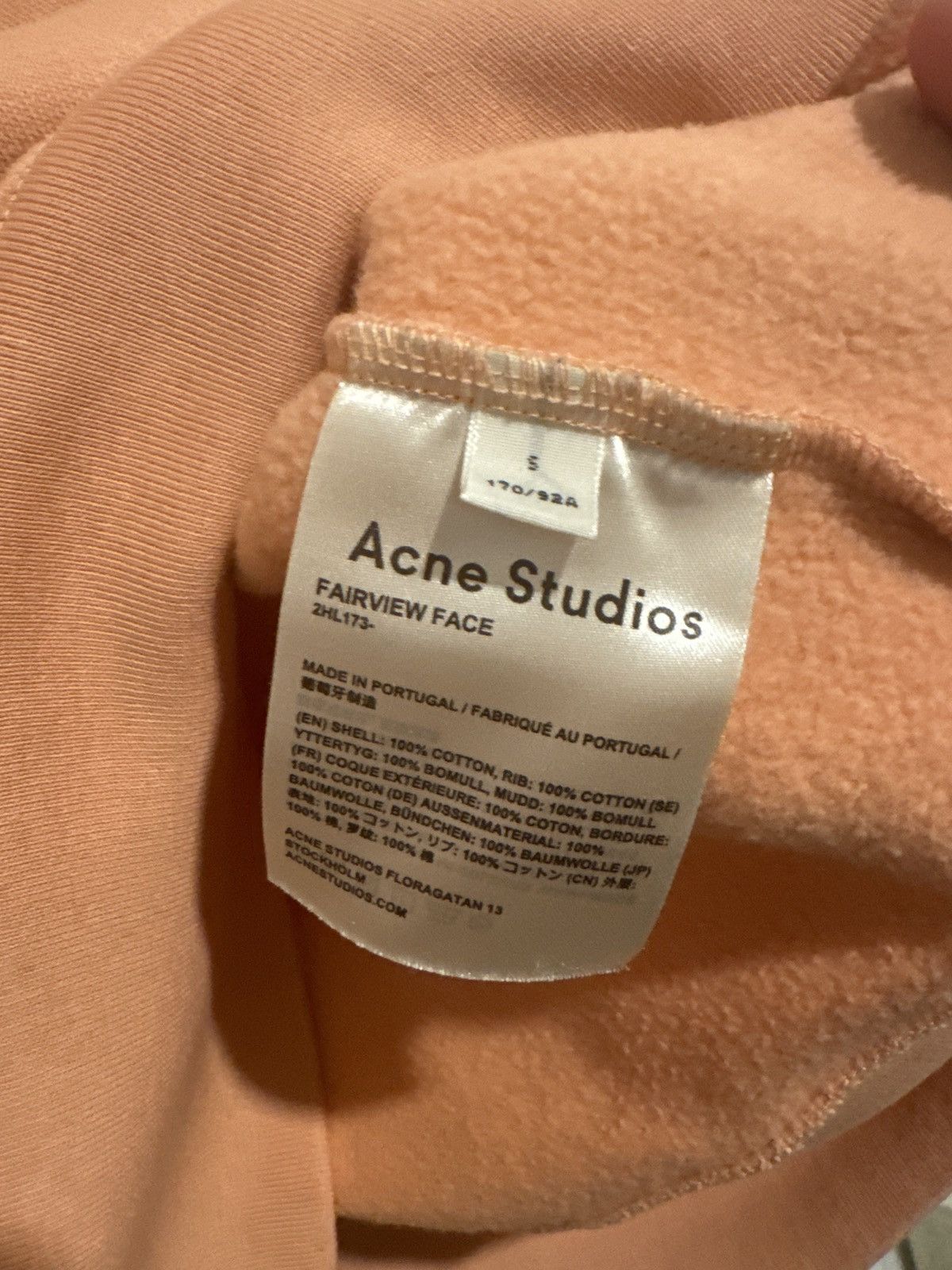 Acne Studios Acne studios Fairview face sweatshirt Size US S / EU 44-46 / 1 - 4 Thumbnail