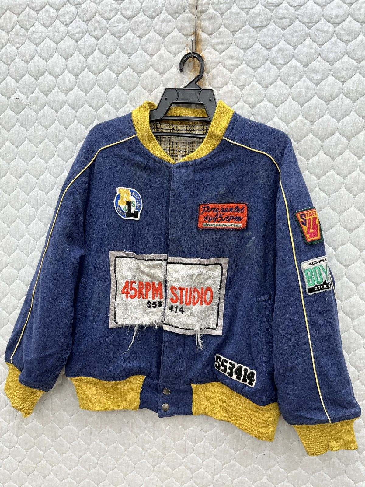 45rpm × Vintage 🔥🔥🔥ARCHIVE VTG 45RPM BOMBER JACKET Size US S / EU 44-46 / 1 - 3 Thumbnail
