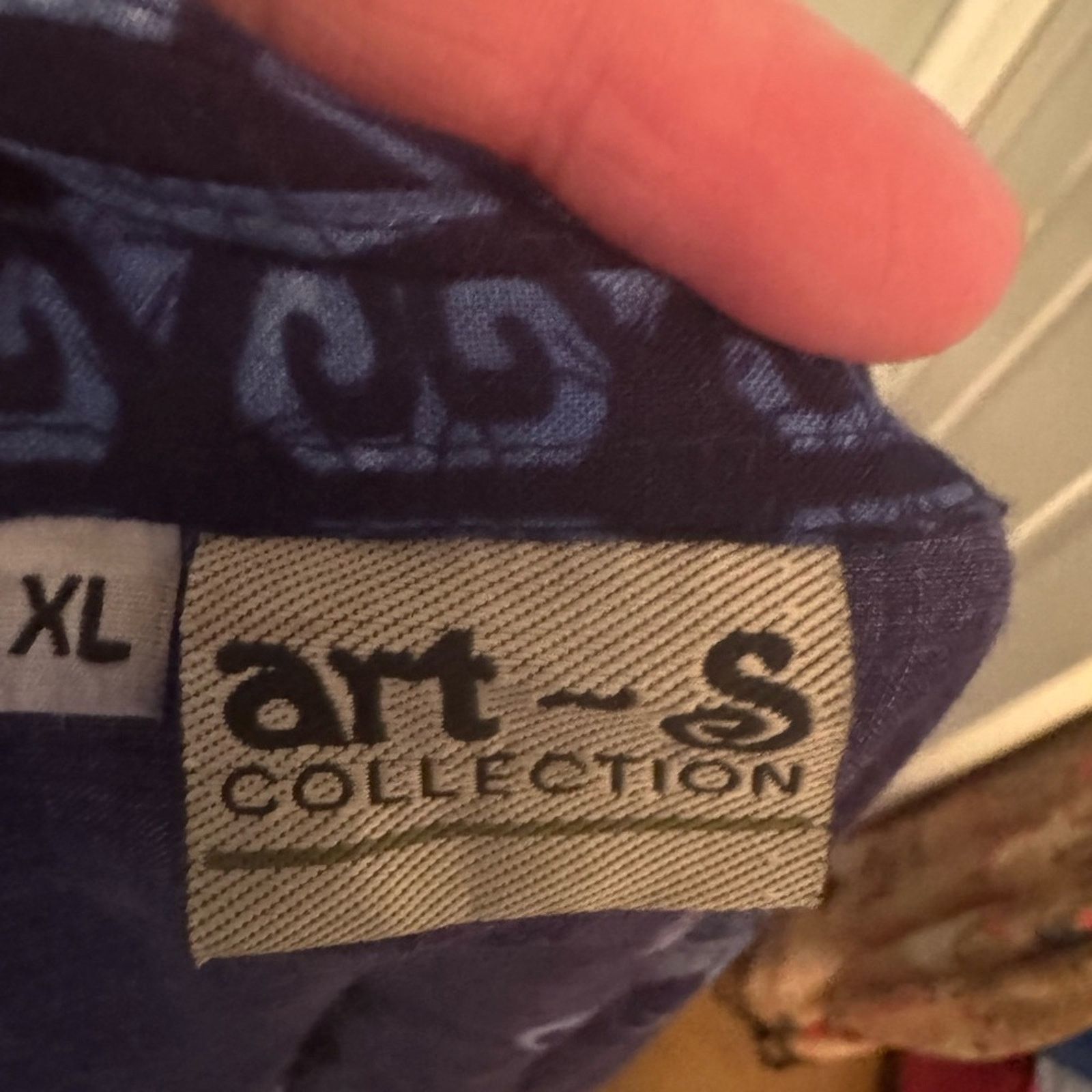 Other Art-s collection Blue Casual Button Down Shirt Sz XL Size US XL / EU 56 / 4 - 7 Thumbnail
