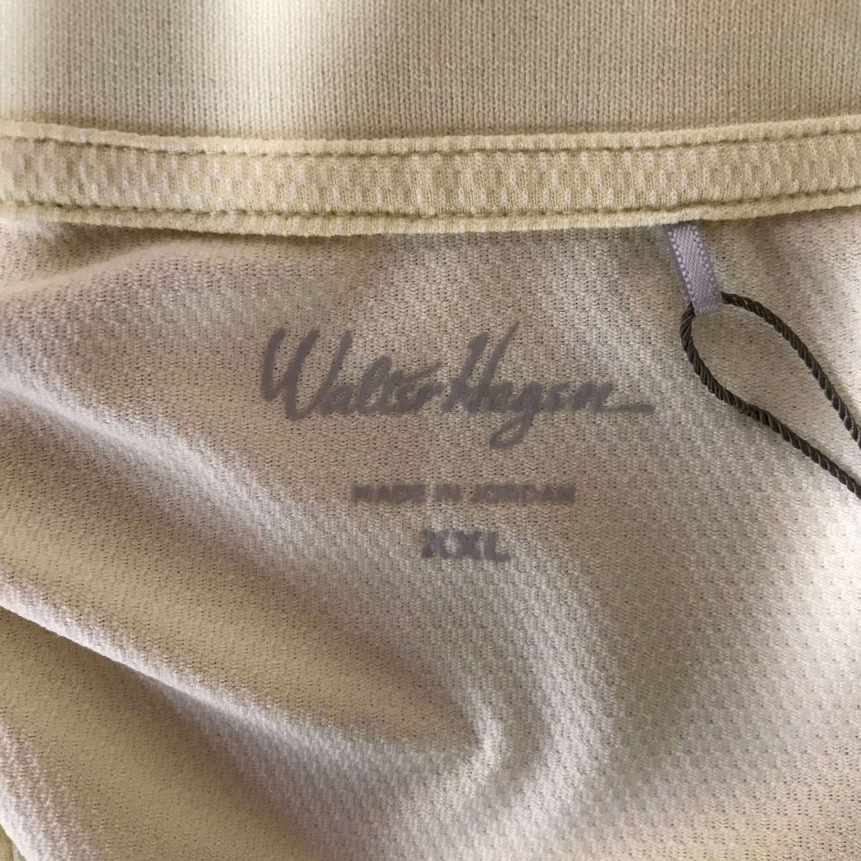 Vintage WALTER HAGEN Womens XXL Yellow Sleeveless V-Neck Tank Polyester Golf Top Size XXL / US 16-18 / IT 52-54 - 7 Thumbnail