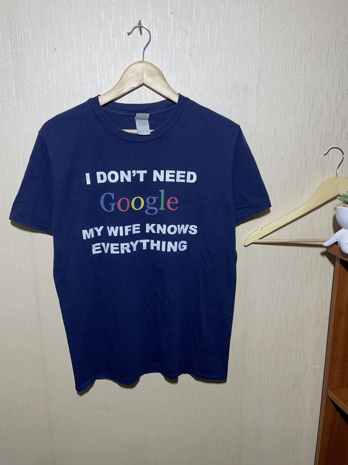 Vintage Google vintage Humor crazy T shirt Size US M / EU 48-50 / 2 - 1 Thumbnail