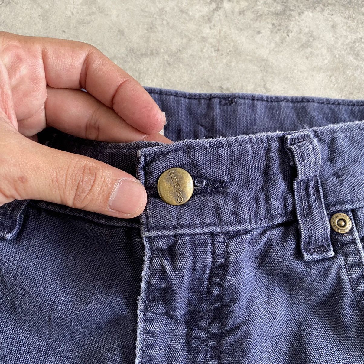 Carhartt Vintage Carhartt Faded Navy Blue Carpenter Work Pants Size US 33 - 9 Thumbnail